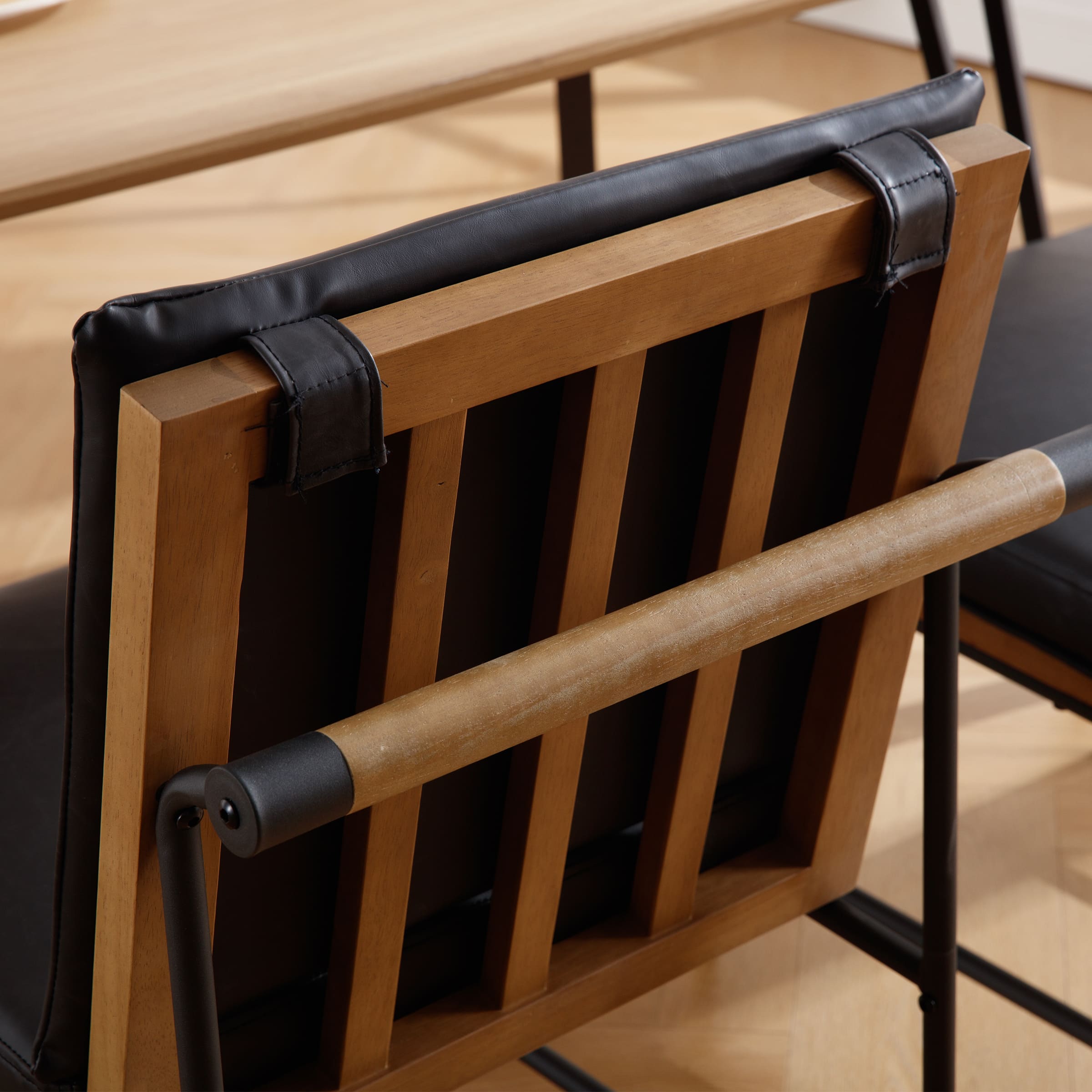 CIMOTA Metal Legs Armless Dining Chairs Set of 2 - 1912DC