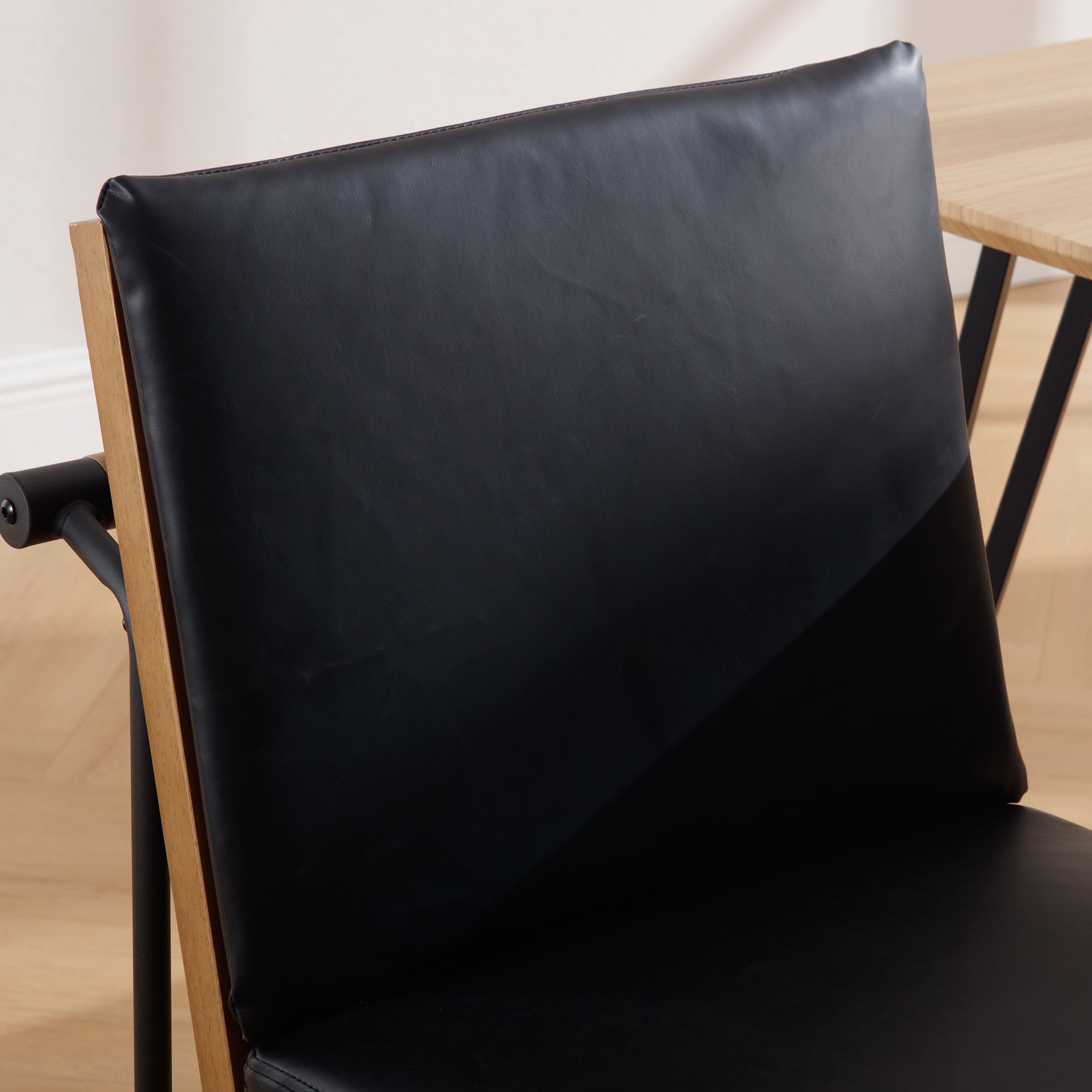 CIMOTA Metal Legs Armless Dining Chairs Set of 2 - 1912DC