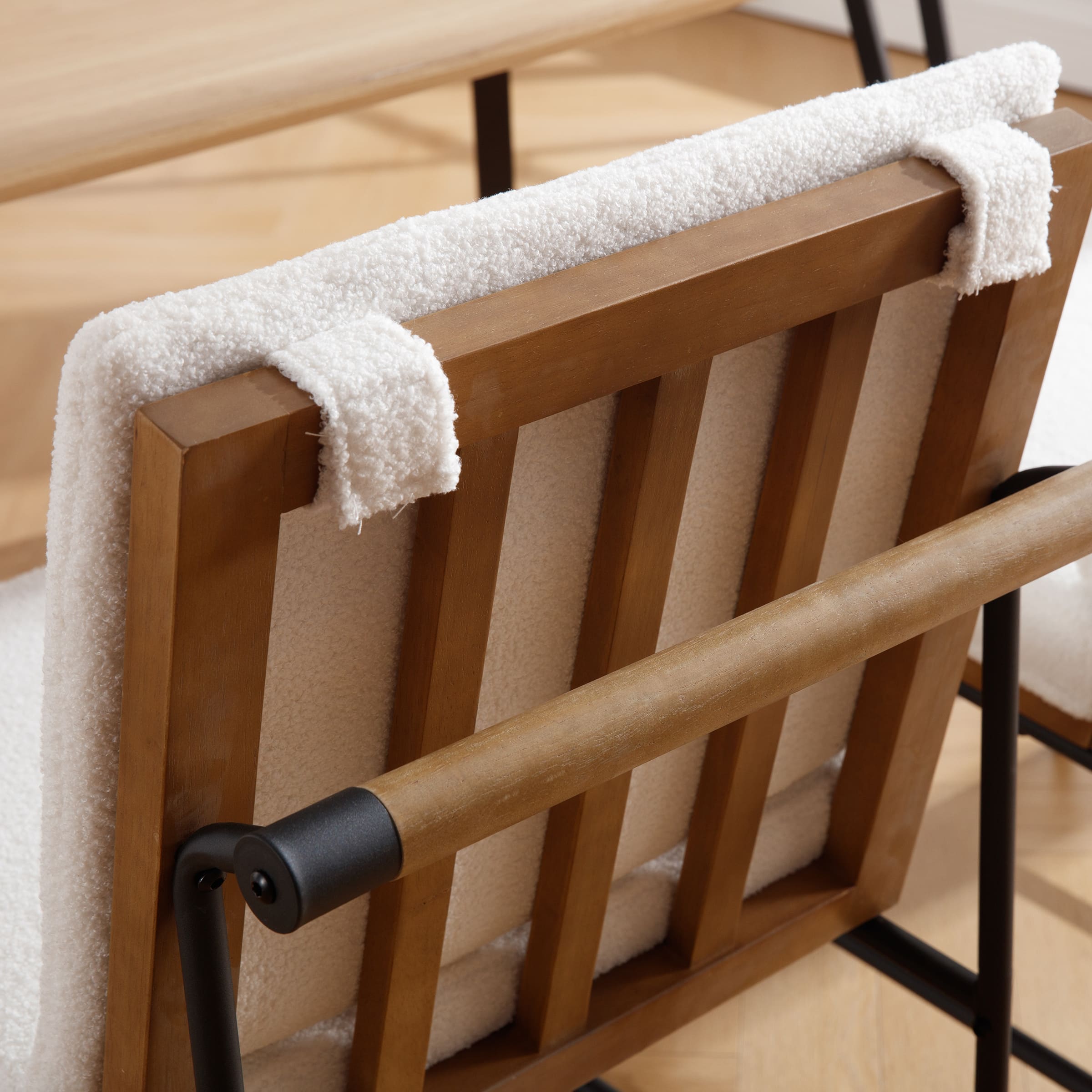 CIMOTA Metal Legs Armless Dining Chairs Set of 2 - 1912DC