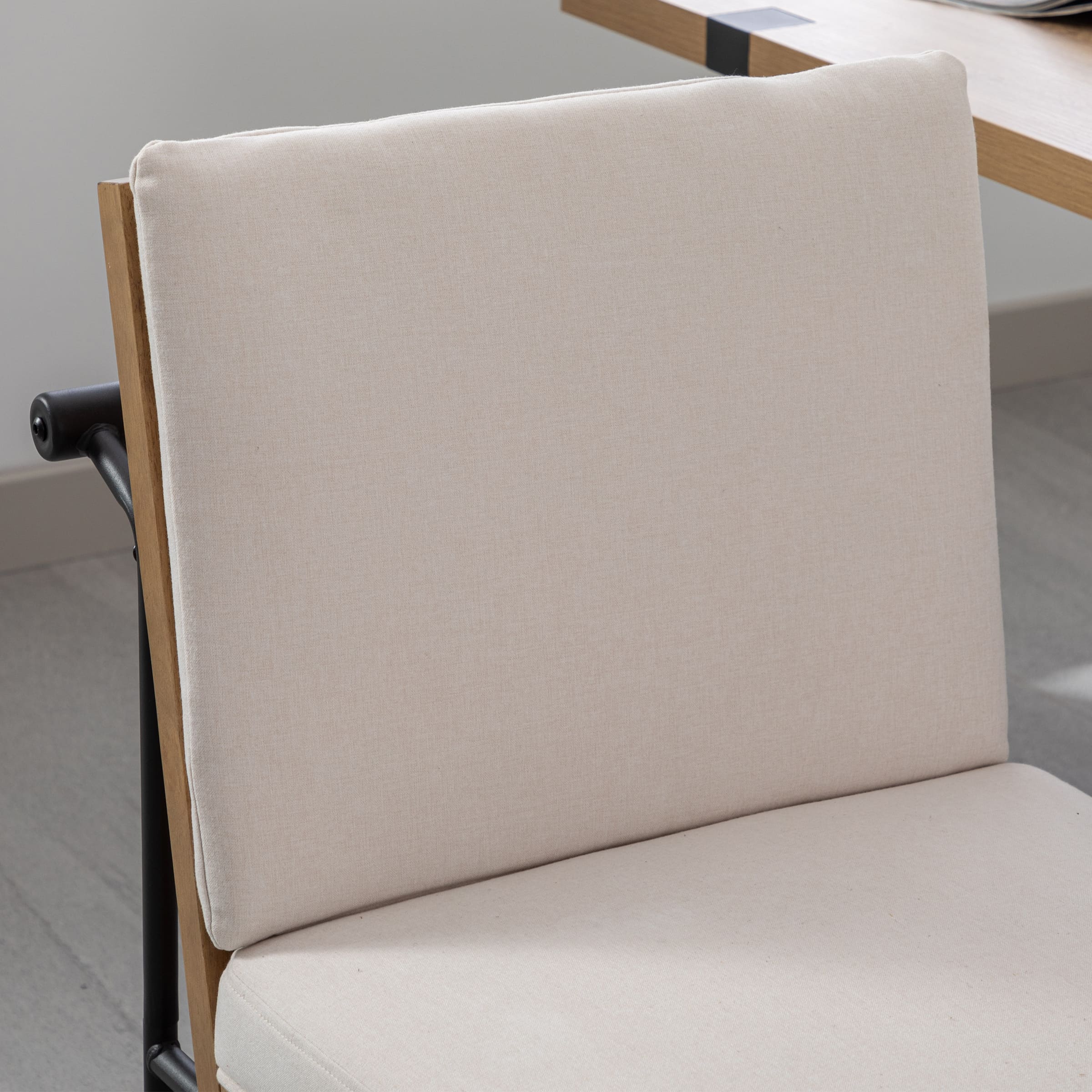 CIMOTA Metal Legs Armless Dining Chairs Set of 2 - 1912DC