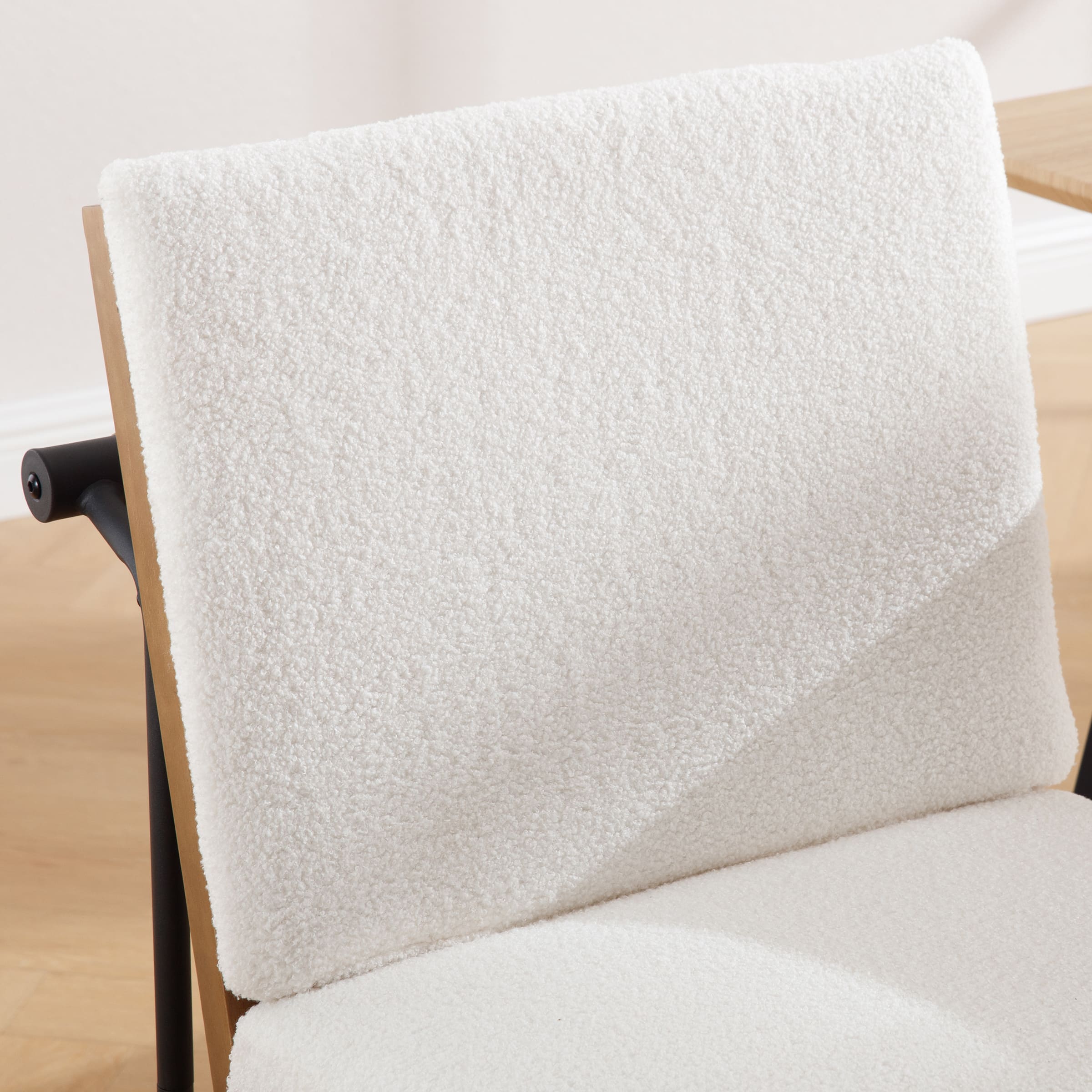 CIMOTA Metal Legs Armless Dining Chairs Set of 2 - 1912DC