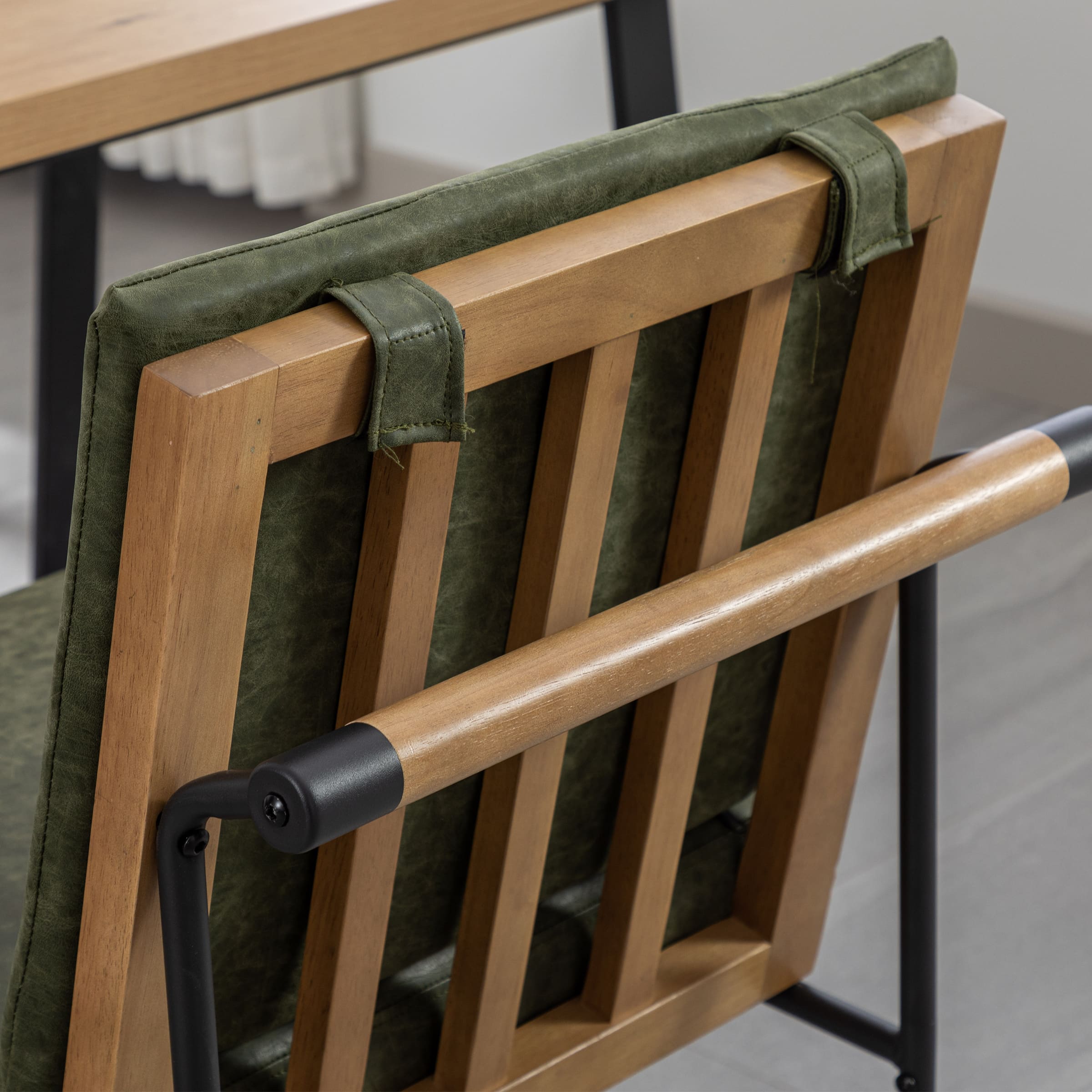 CIMOTA Metal Legs Armless Dining Chairs Set of 2 - 1912DC