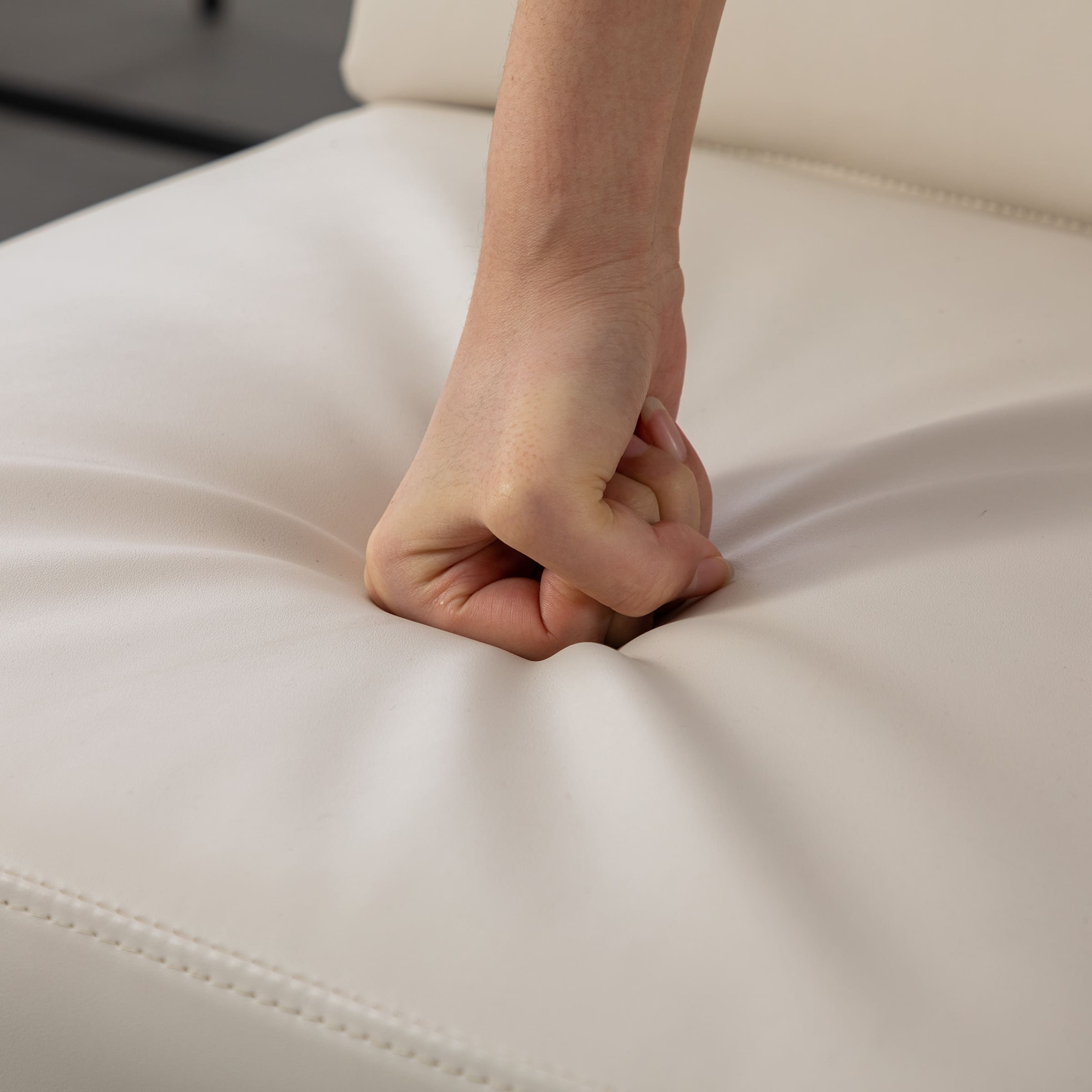 CIMOTA Metal Legs Armless Dining Chairs Set of 2 - 1912DC