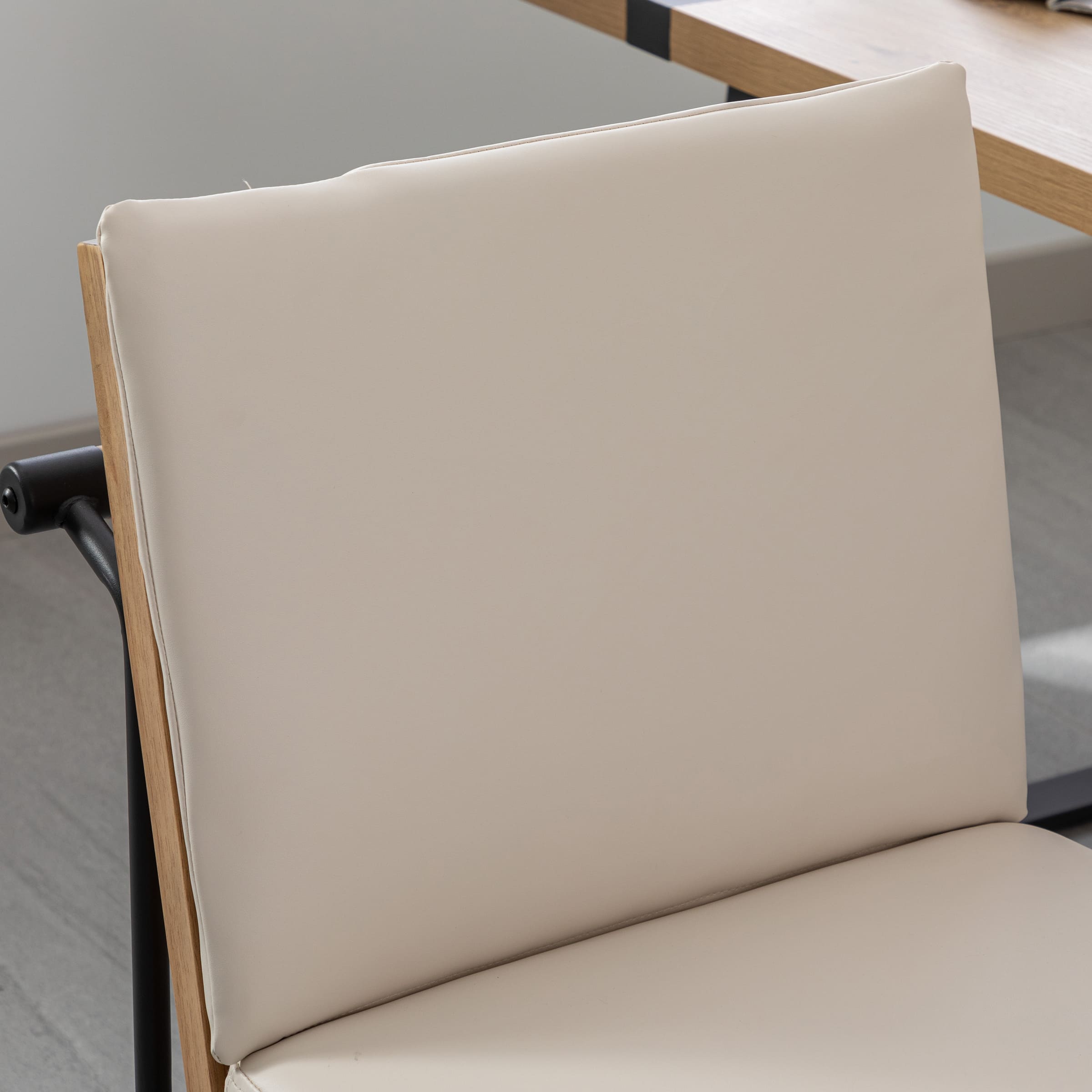 CIMOTA Metal Legs Armless Dining Chairs Set of 2 - 1912DC