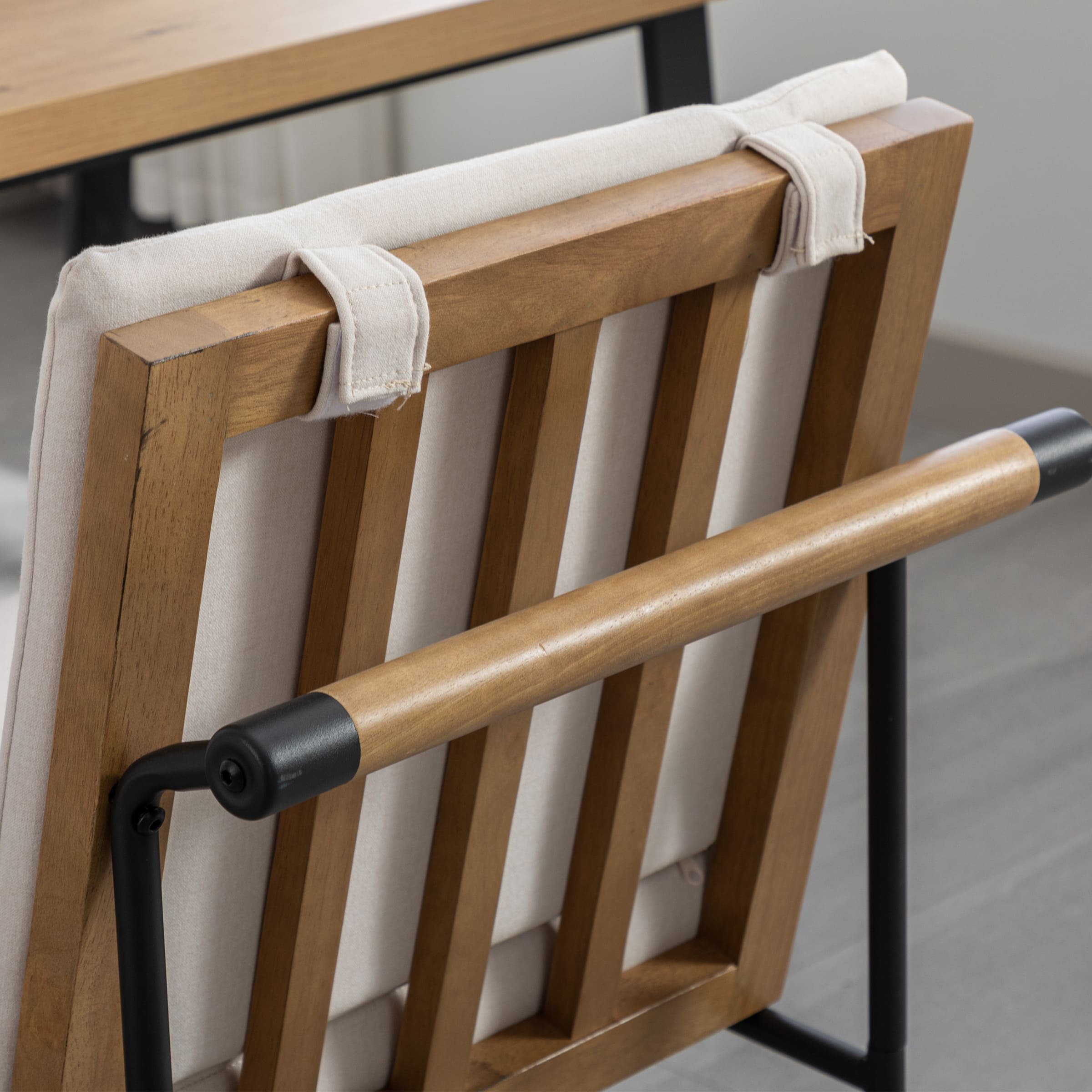 CIMOTA Metal Legs Armless Dining Chairs Set of 2 - 1912DC