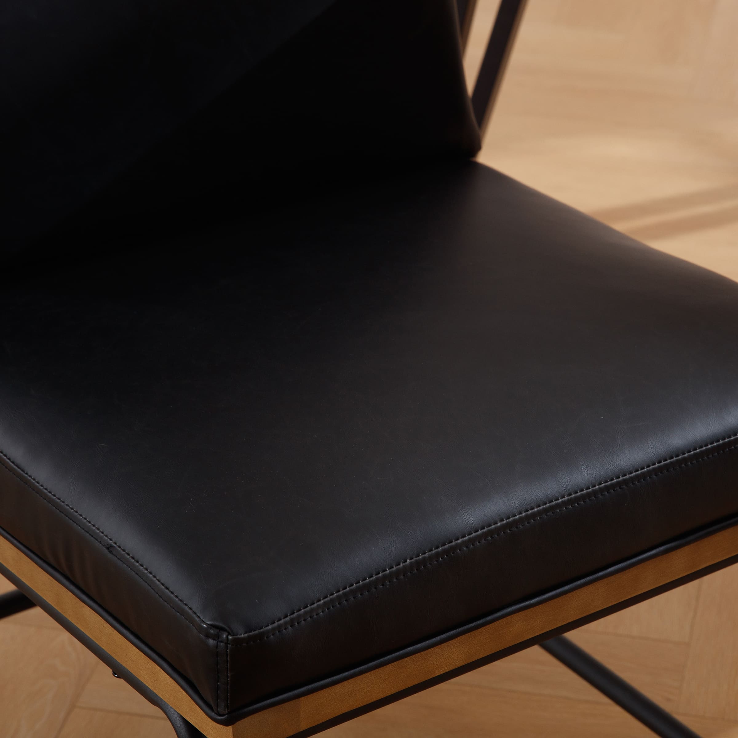 CIMOTA Metal Legs Armless Dining Chairs Set of 2 - 1912DC