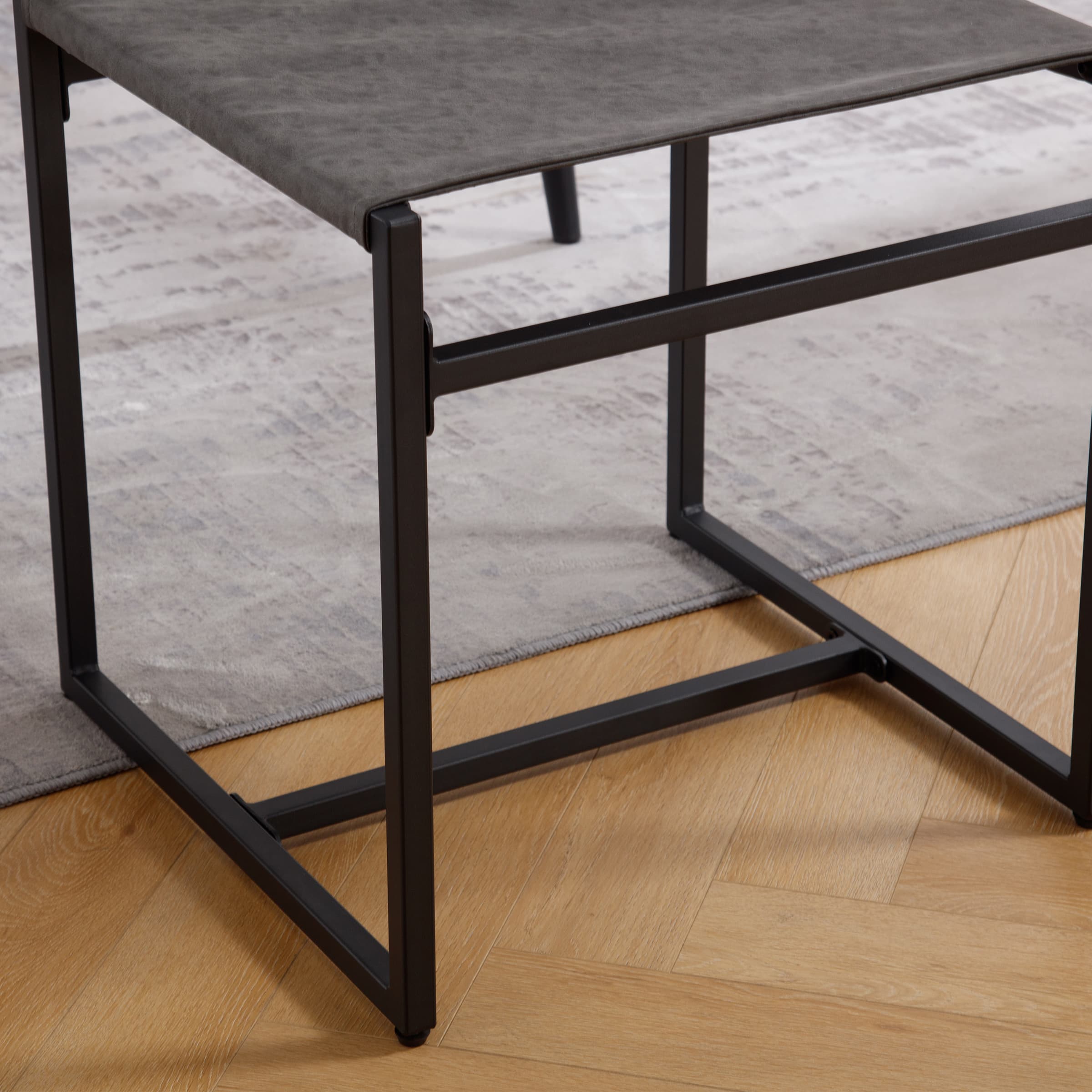 VESCASA Sling Armless Open Back Dining Chairs Set of 2 - 1002DC