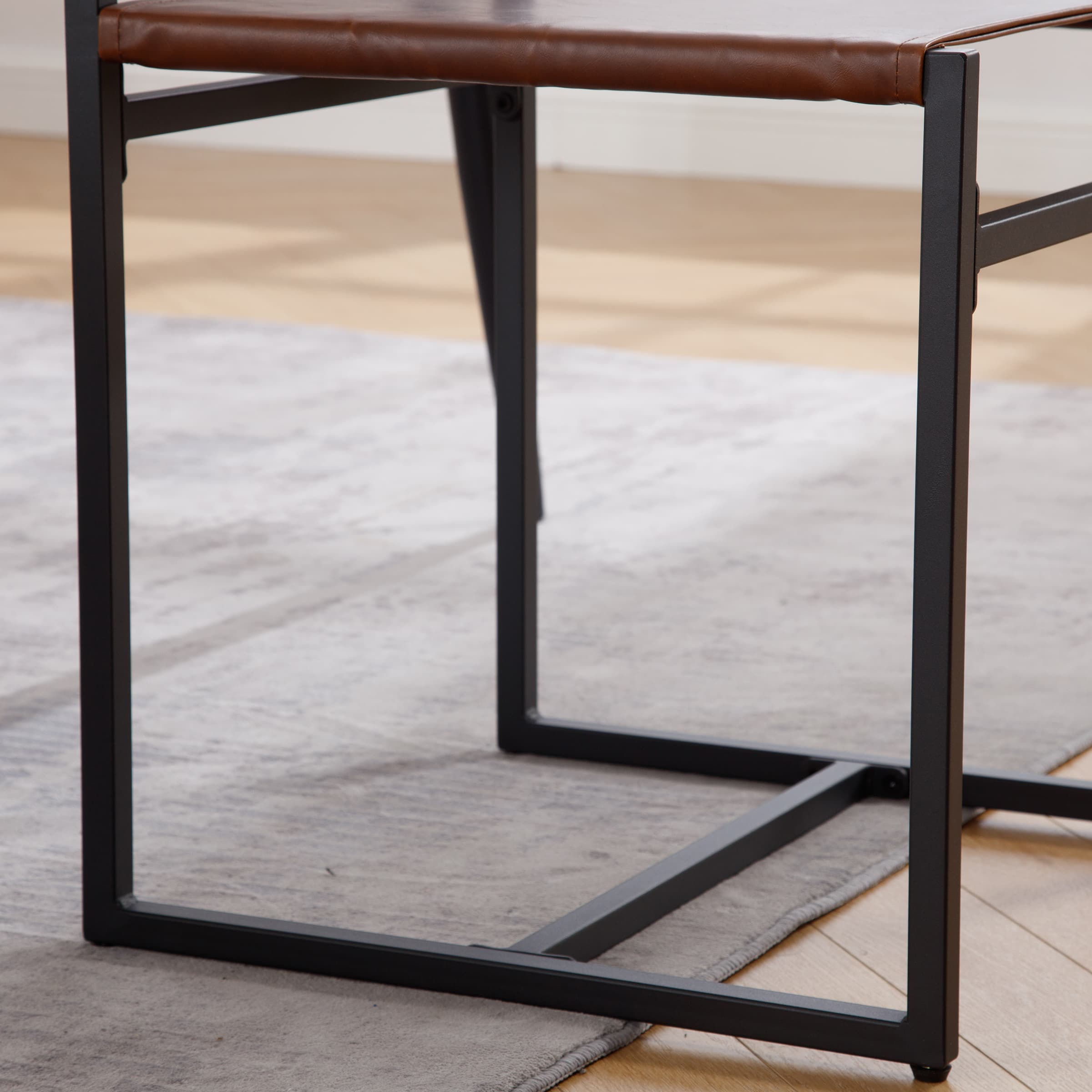 VESCASA Sling Armless Open Back Dining Chairs Set of 2 - 1002DC