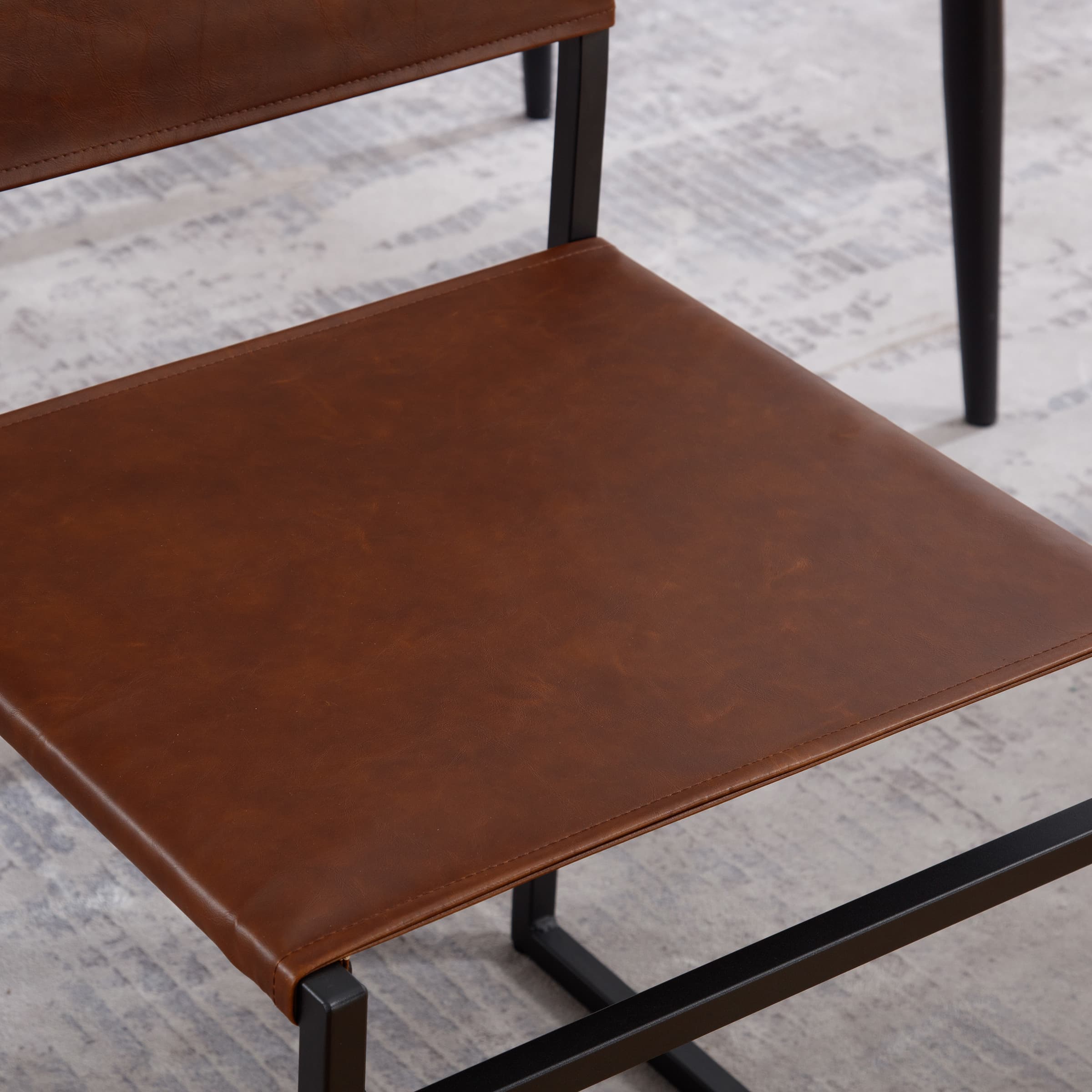 VESCASA Sling Armless Open Back Dining Chairs Set of 2 - 1002DC