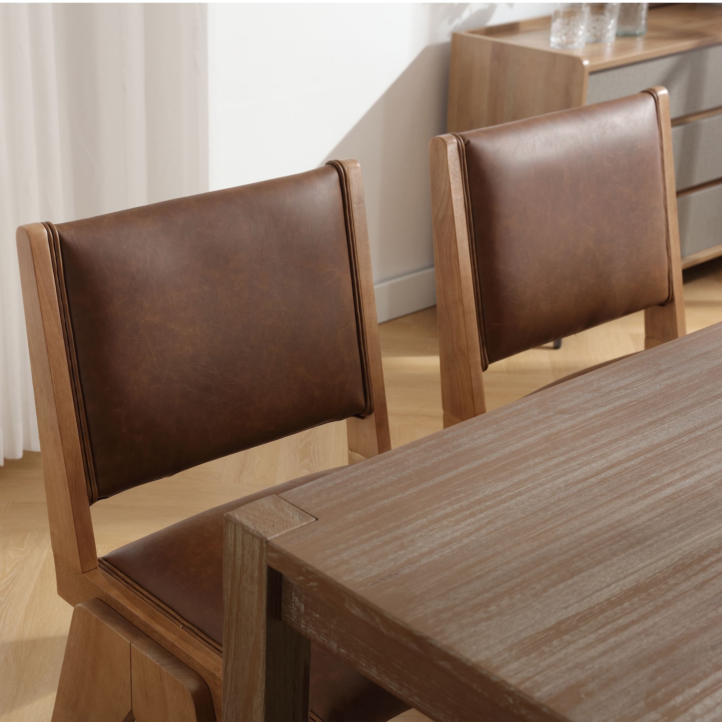 VESCASA Cane Dining Side Chairs Set of 2 - 1861DC