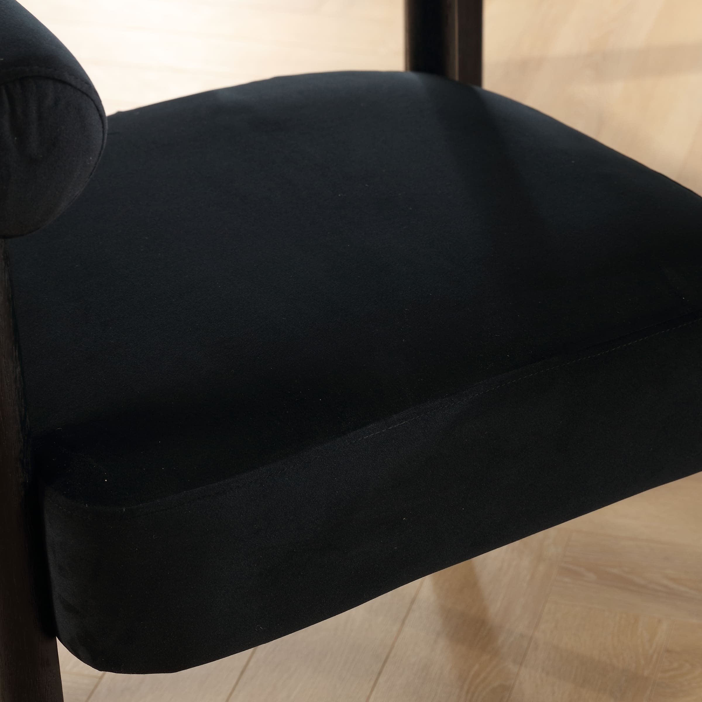 VESCASA Barrel Open Back Upholstered Dining Chairs Set of 2 - 1930DC