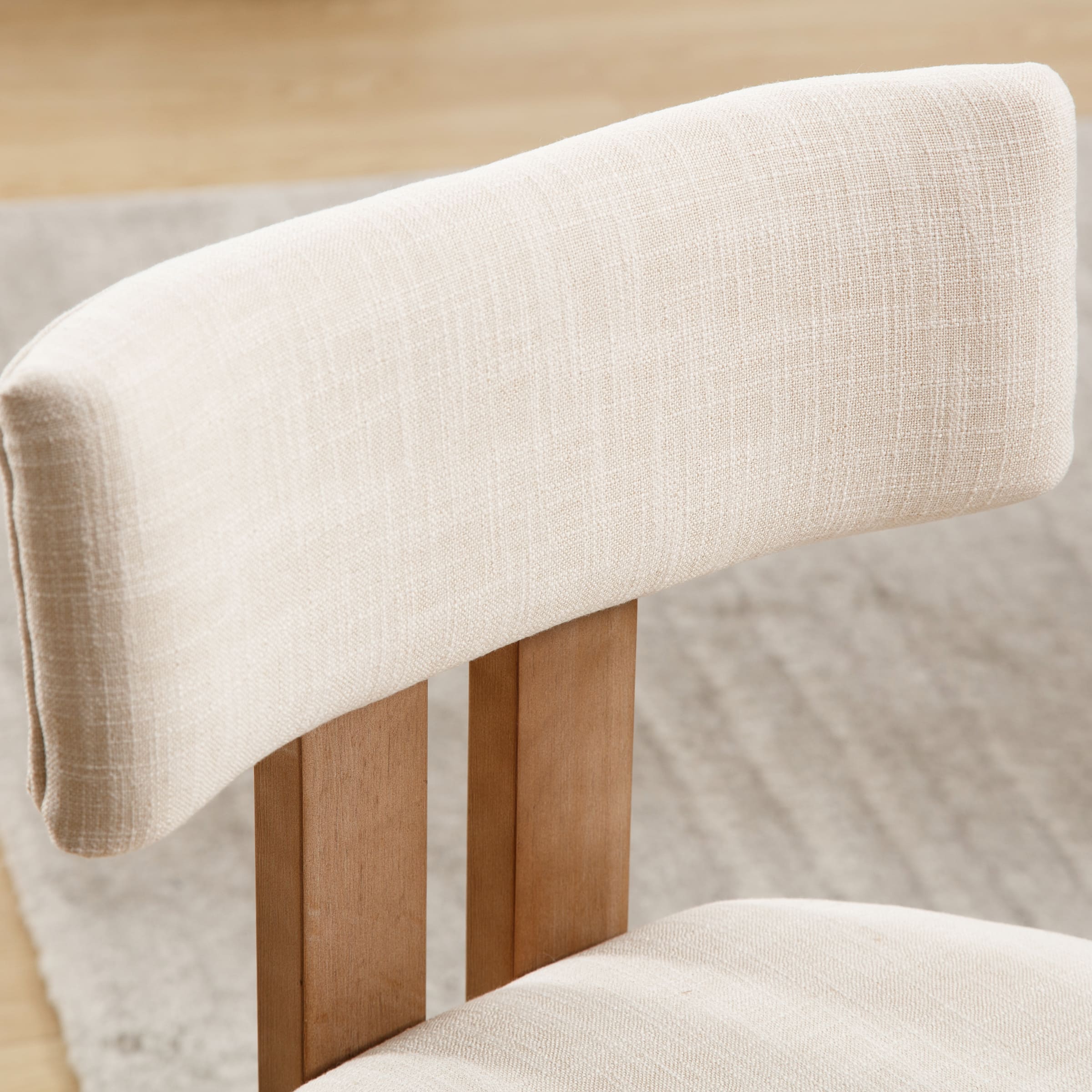 CIMOTA Curve Open Back Dining Chairs Set of 2 - 1936DC