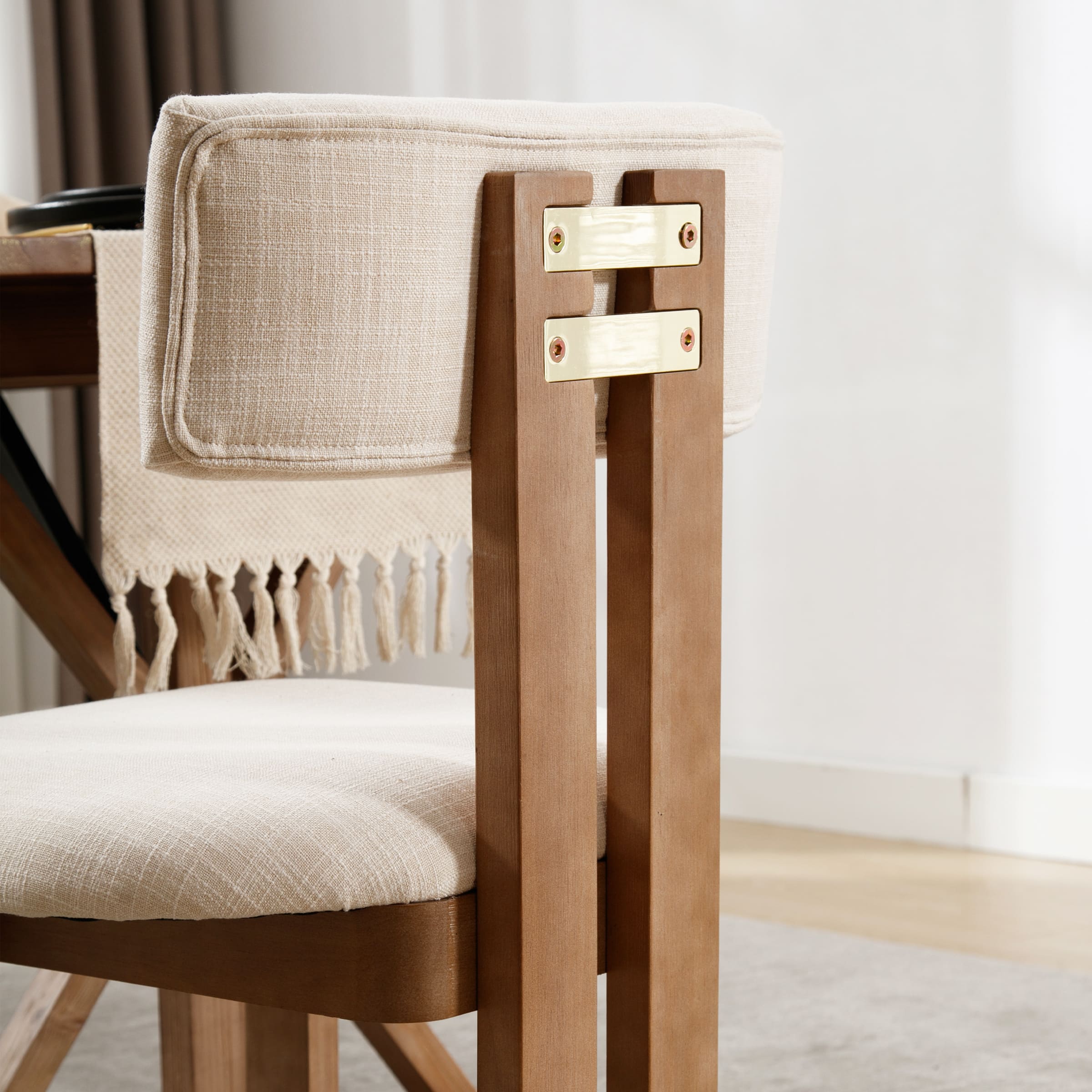 CIMOTA Curve Open Back Dining Chairs Set of 2 - 1936DC