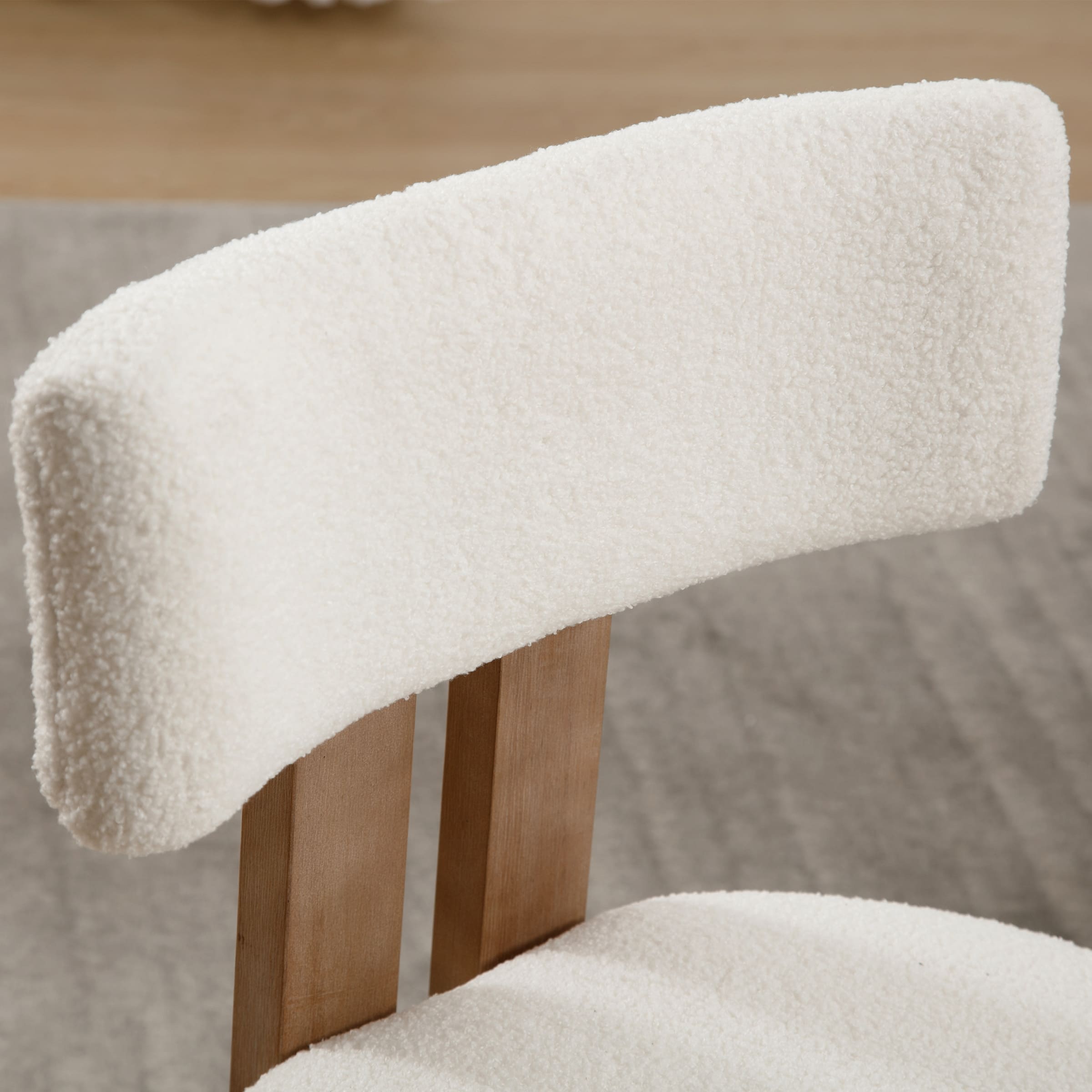 CIMOTA Curve Open Back Dining Chairs Set of 2 - 1936DC