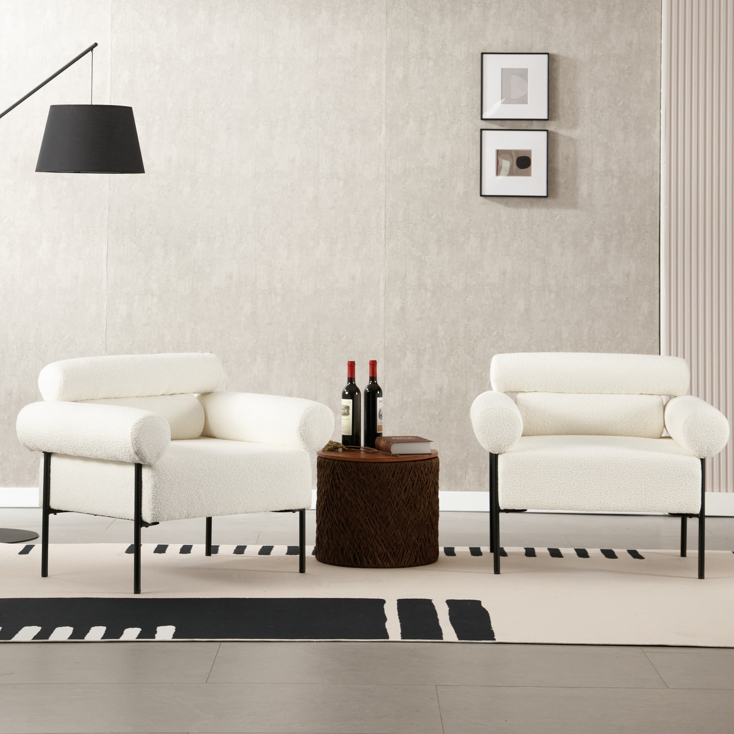 VESCASA Leather Oversized Accent Chair 1 PCS - 10079AC