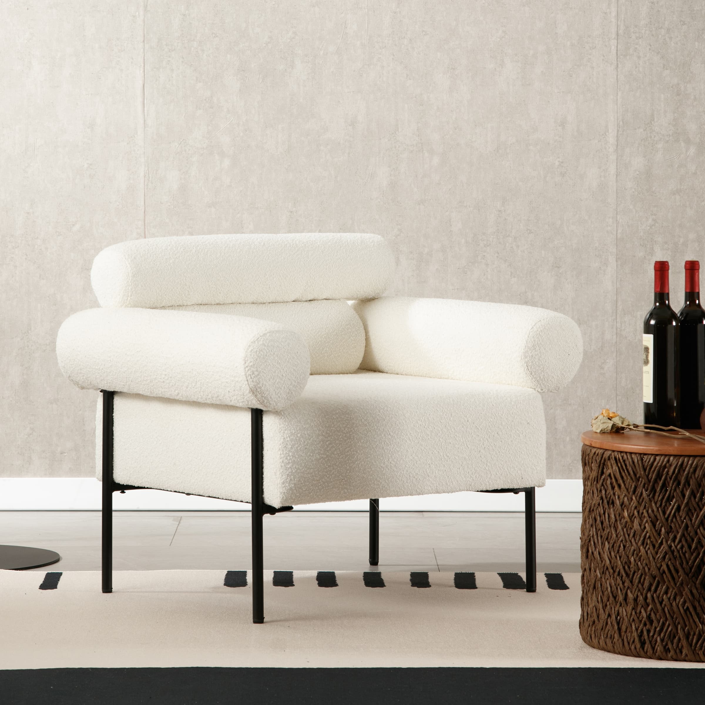 VESCASA Leather Oversized Accent Chair 1 PCS - 10079AC