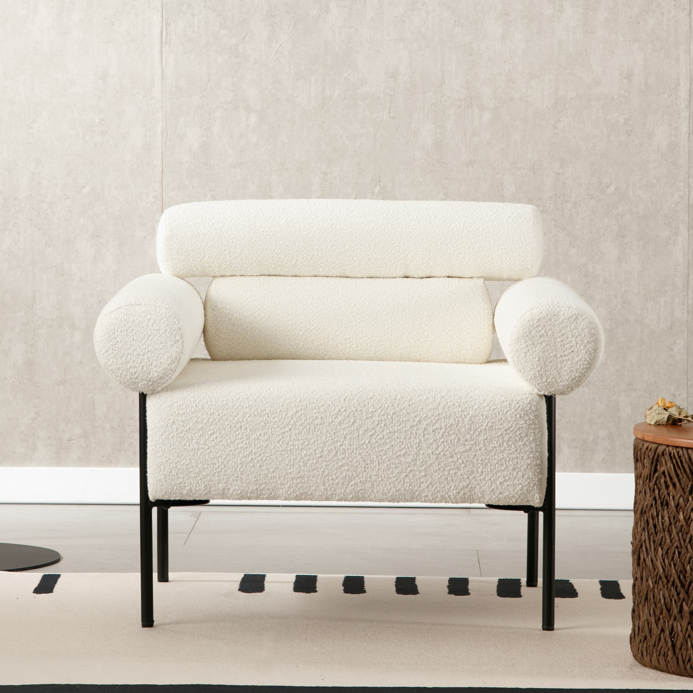 VESCASA Leather Oversized Accent Chair 1 PCS - 10079AC