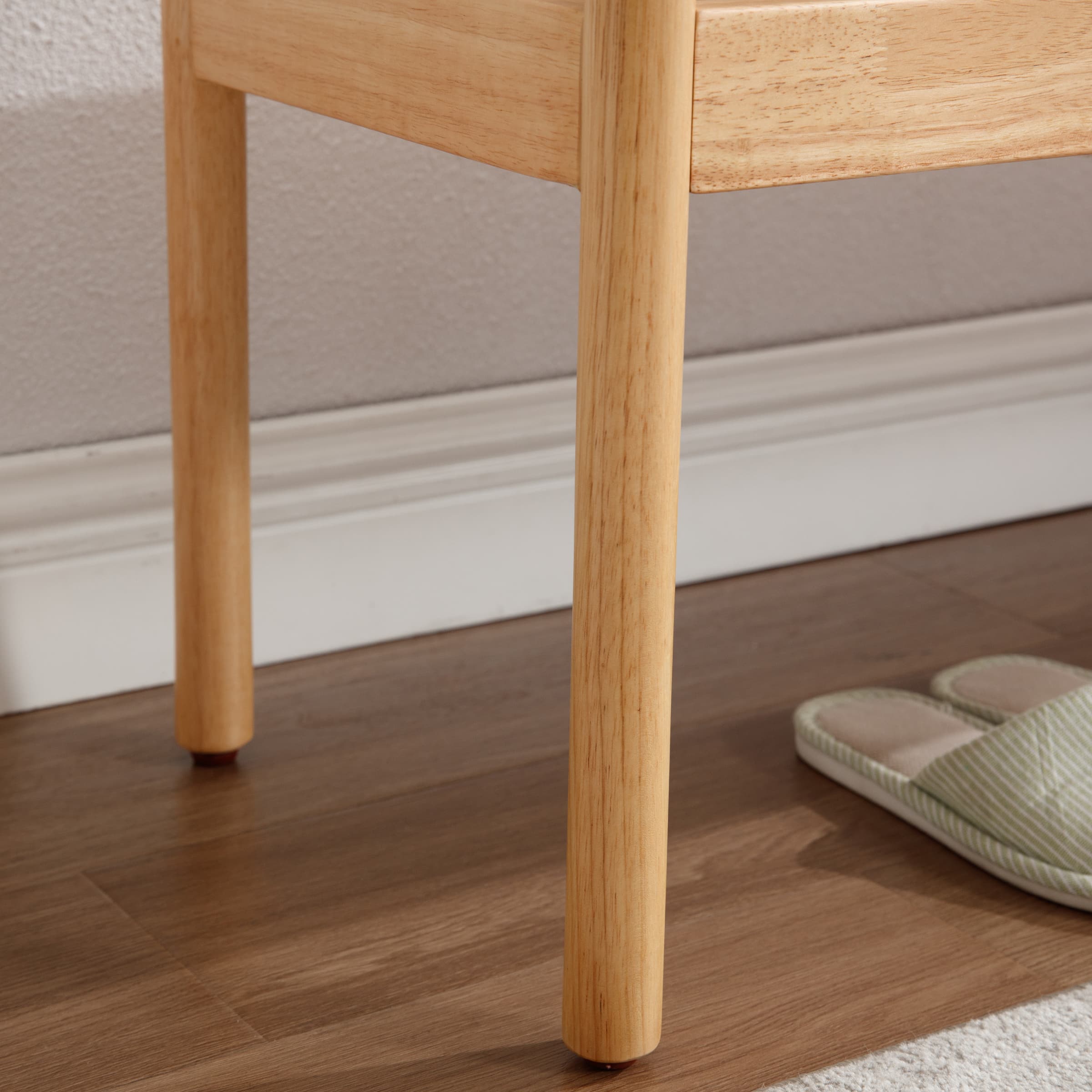 VESCASA Linen Upholstered Entryway Bench - XX08BH