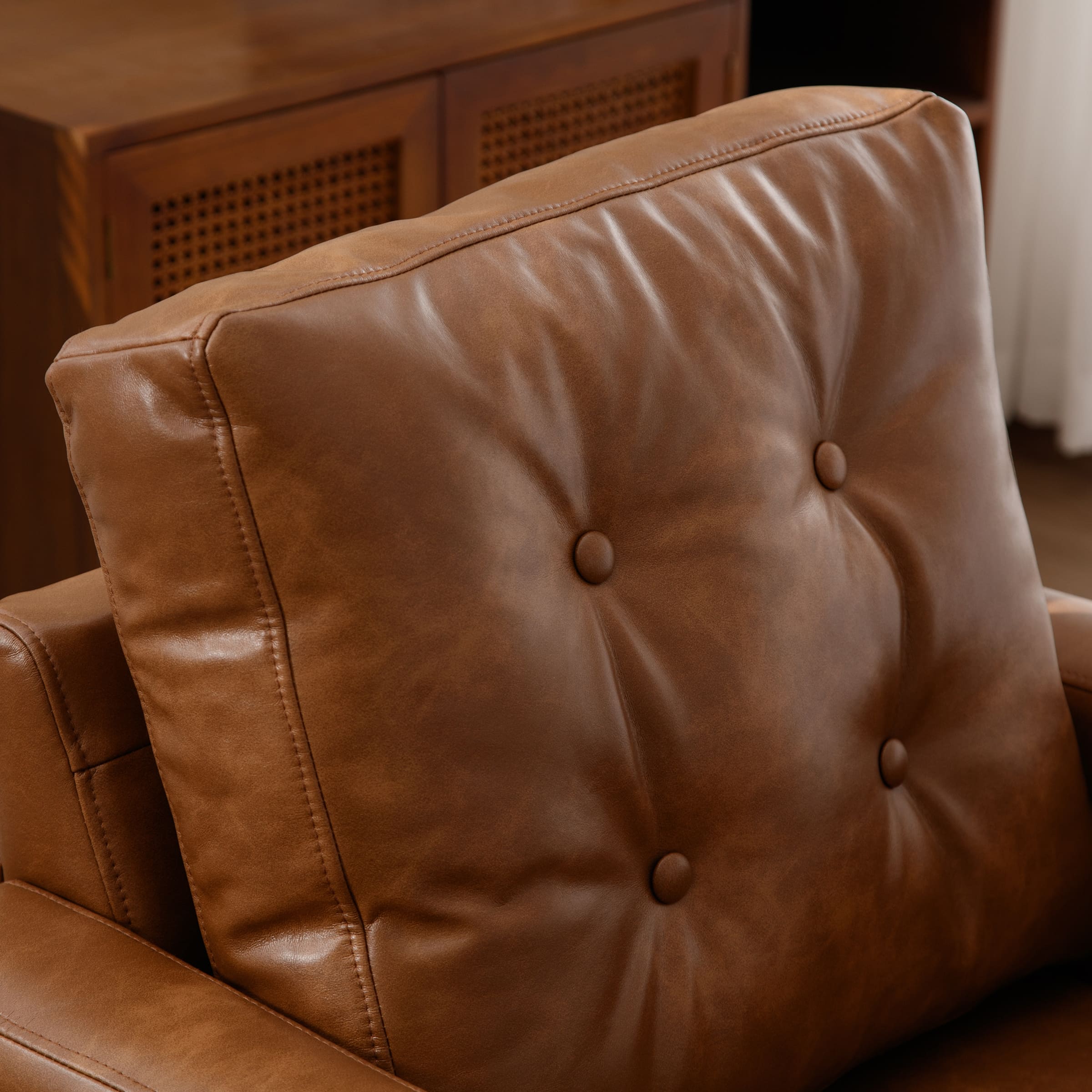 VESCASA Mid Century Modern Tufted Accent Chair 1 PCS - XX16AC