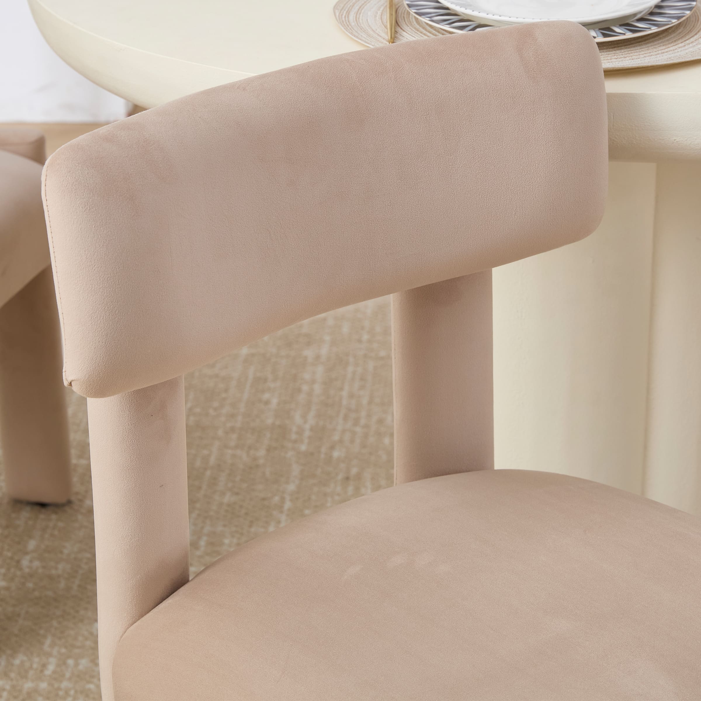 VESCASA Modern Armless Dining Chairs Set of 2 - 3159DC