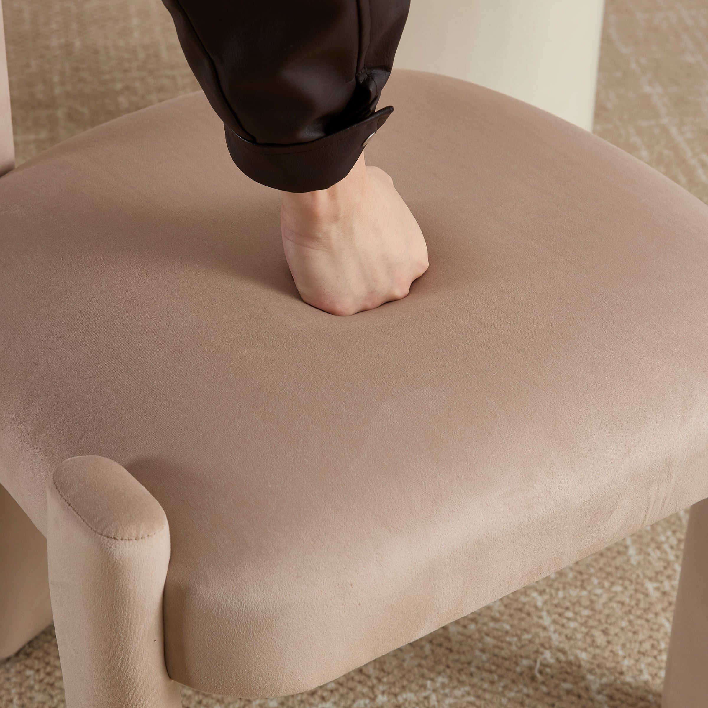 VESCASA Modern Armless Dining Chairs Set of 2 - 3159DC