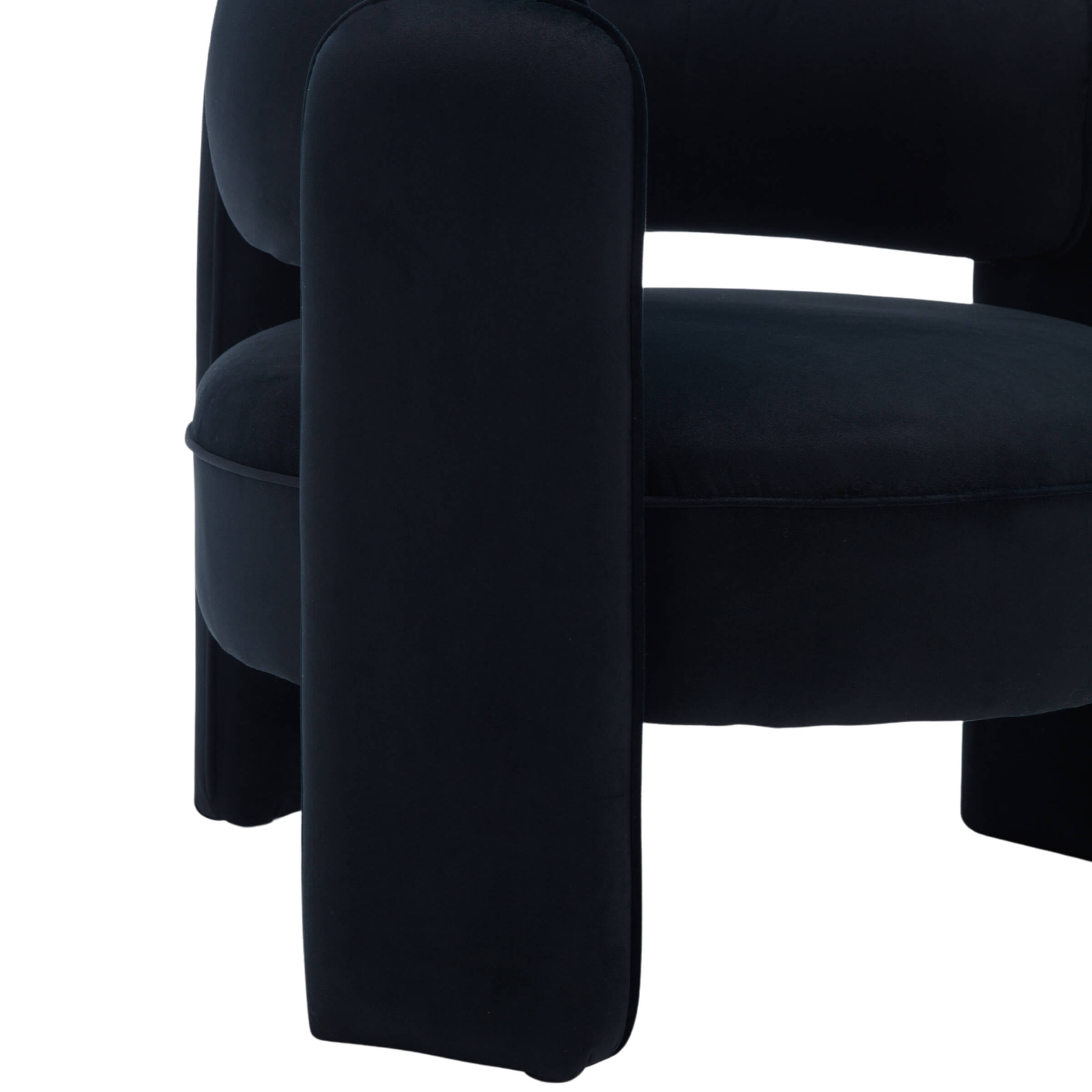 VESCASA Modern Barrel Accent Chair 1 PCS - 6414AC