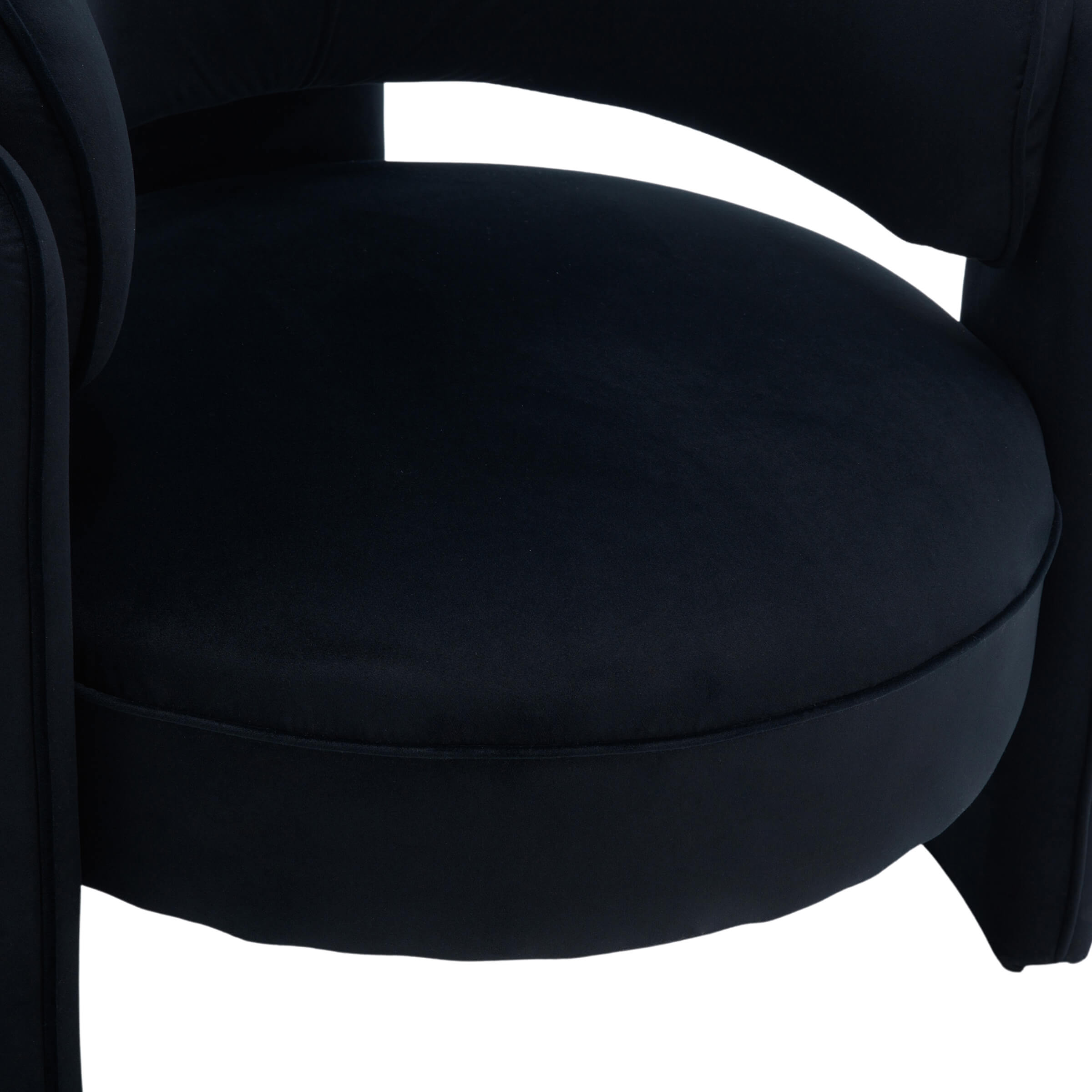 VESCASA Modern Barrel Accent Chair 1 PCS - 6414AC