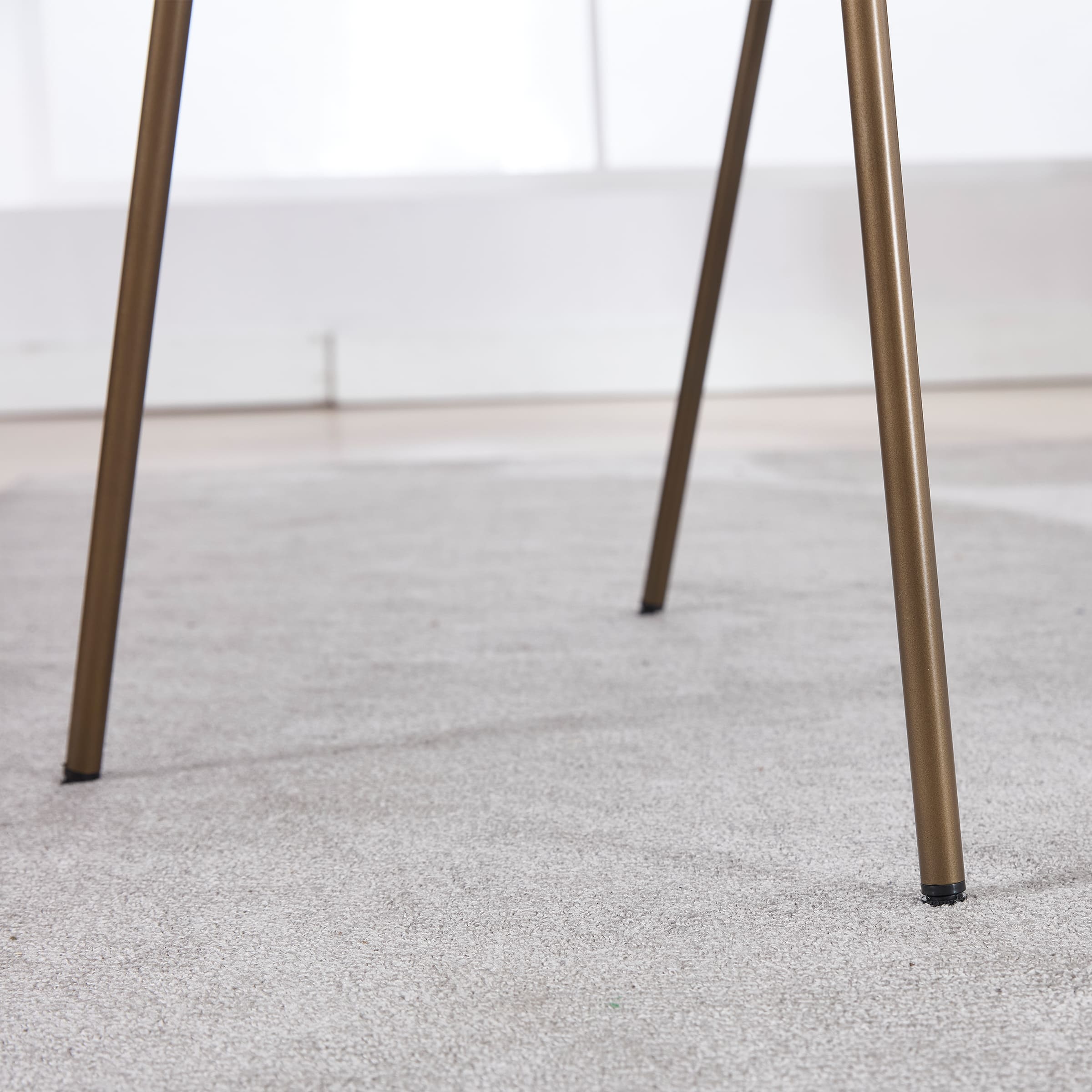 VESCASA Modern Dining Chairs Set of 2 with Metal Legs - 6127DC