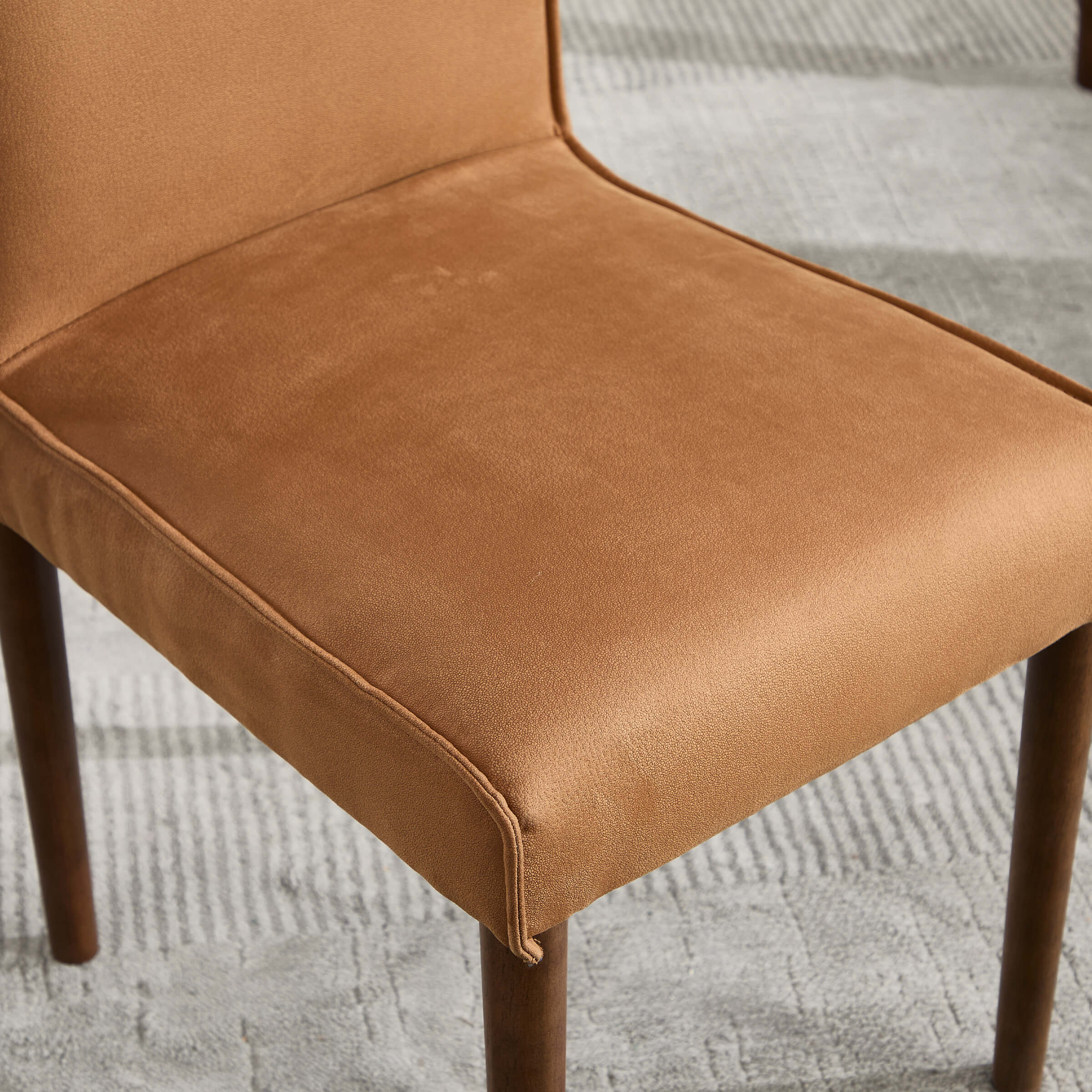 VESCASA Modern Dining Chairs with Wooden Legs Set of 2 - 6322DC