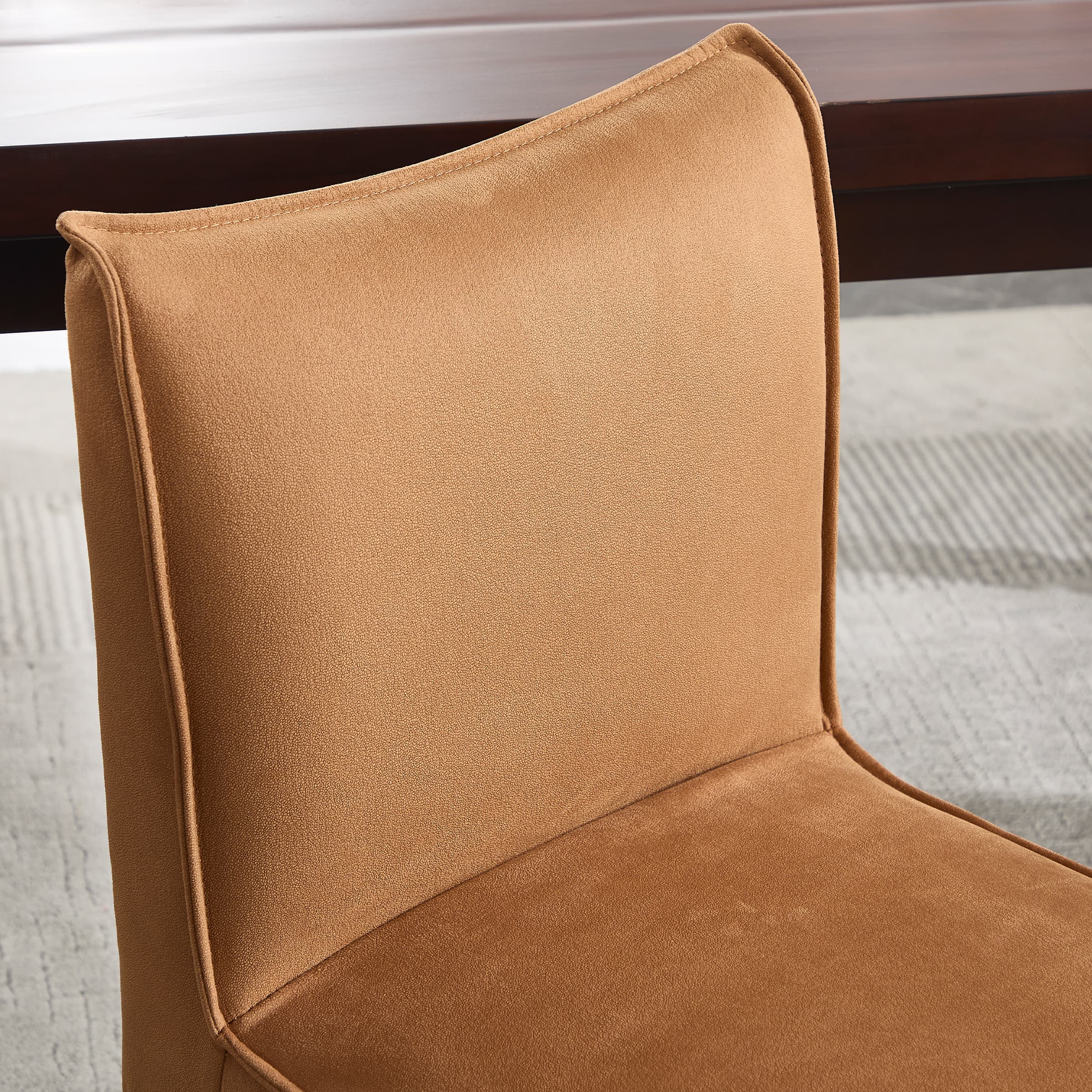 VESCASA Modern Dining Chairs with Wooden Legs Set of 2 - 6322DC