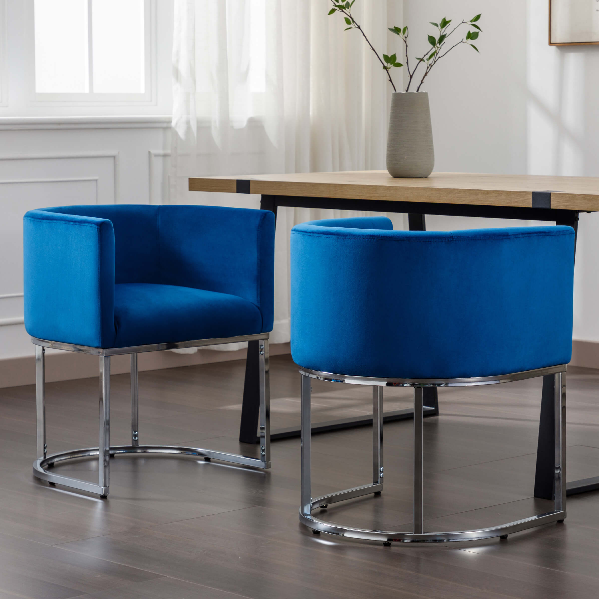 VESCASA Barrel Back Upholstered Dining Chair 1PCS - 1869DC