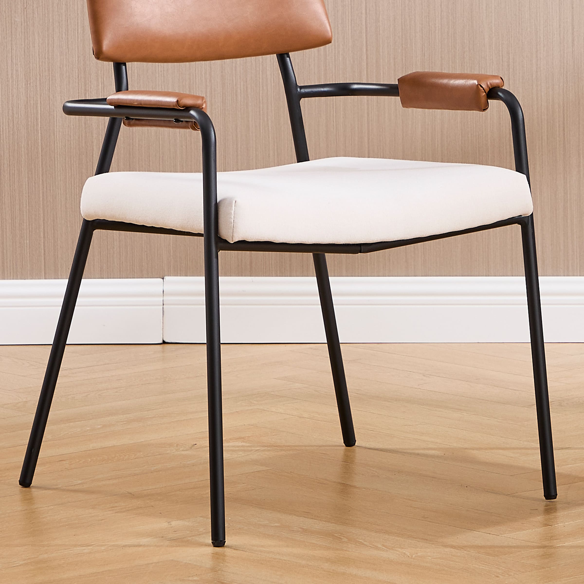 VESCASA Modern Open Back Dining Chairs Set of 2 - 1011DC