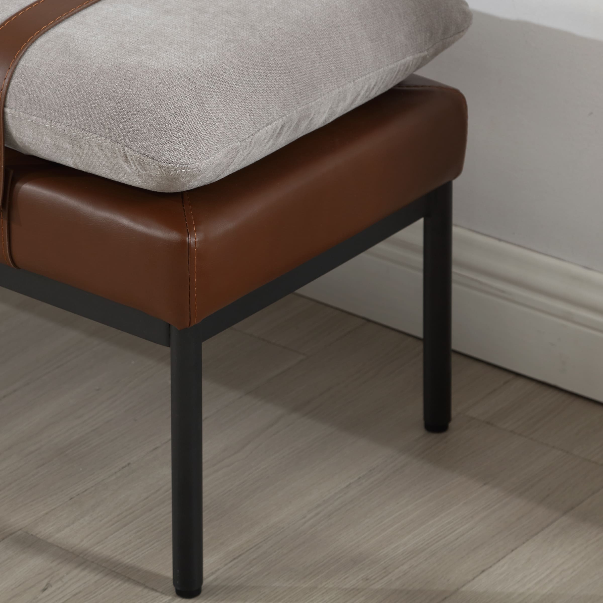 VESCASA Modern Rectangle Entryway Bench - 1200BH