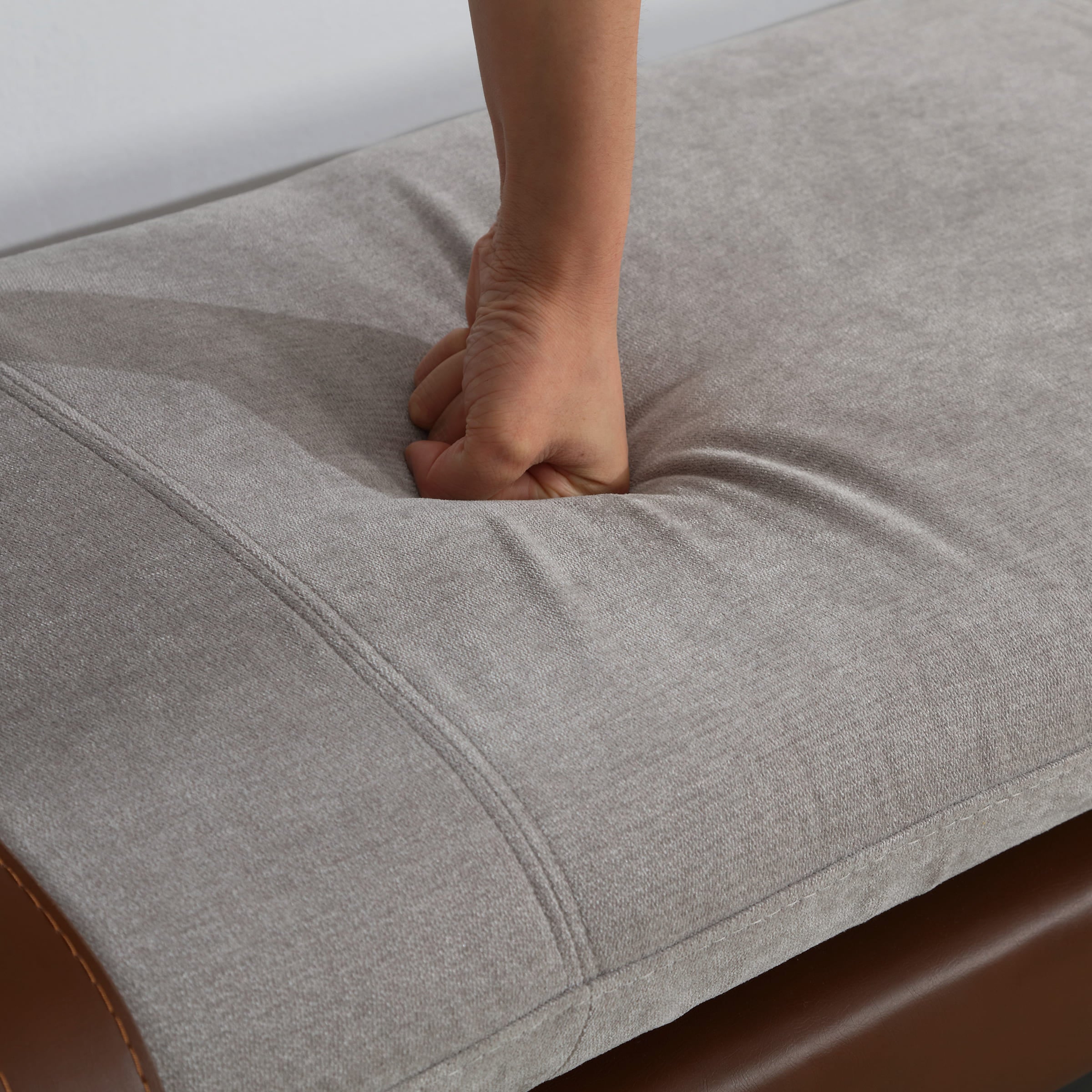 VESCASA Modern Rectangle Entryway Bench - 1200BH