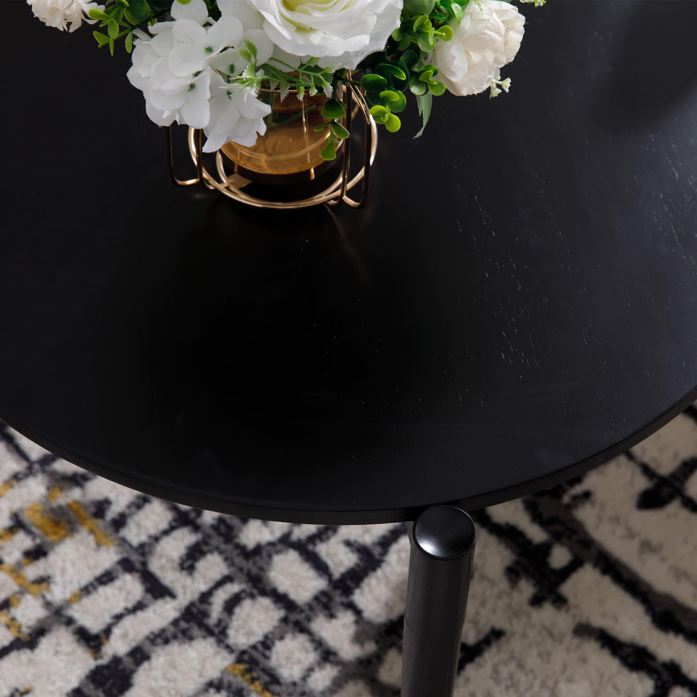 VESCASA Modern Side Round Nesting Coffee Table - XX10CT