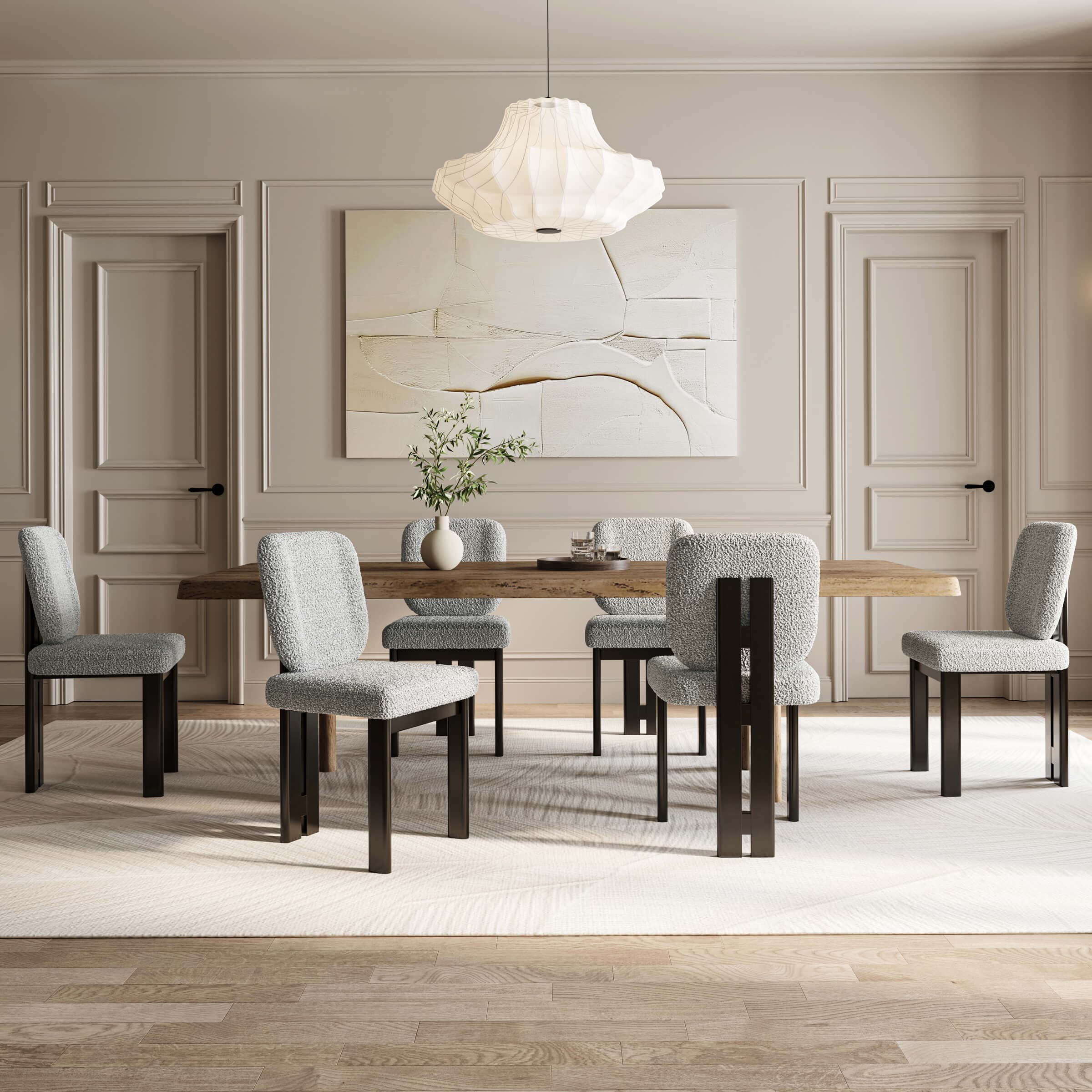 VESCASA Modern Upholstered Dining Chairs Set of 2 – X5517DC