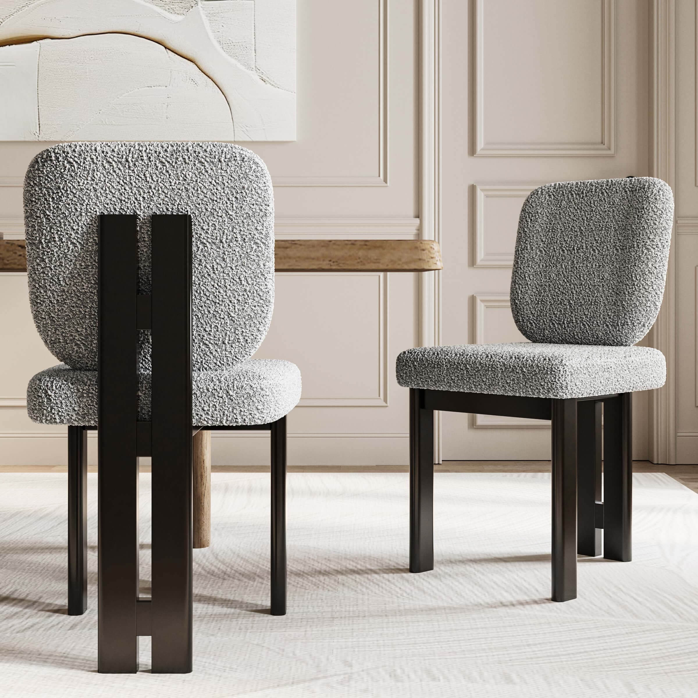 VESCASA Modern Upholstered Dining Chairs Set of 2 – X5517DC