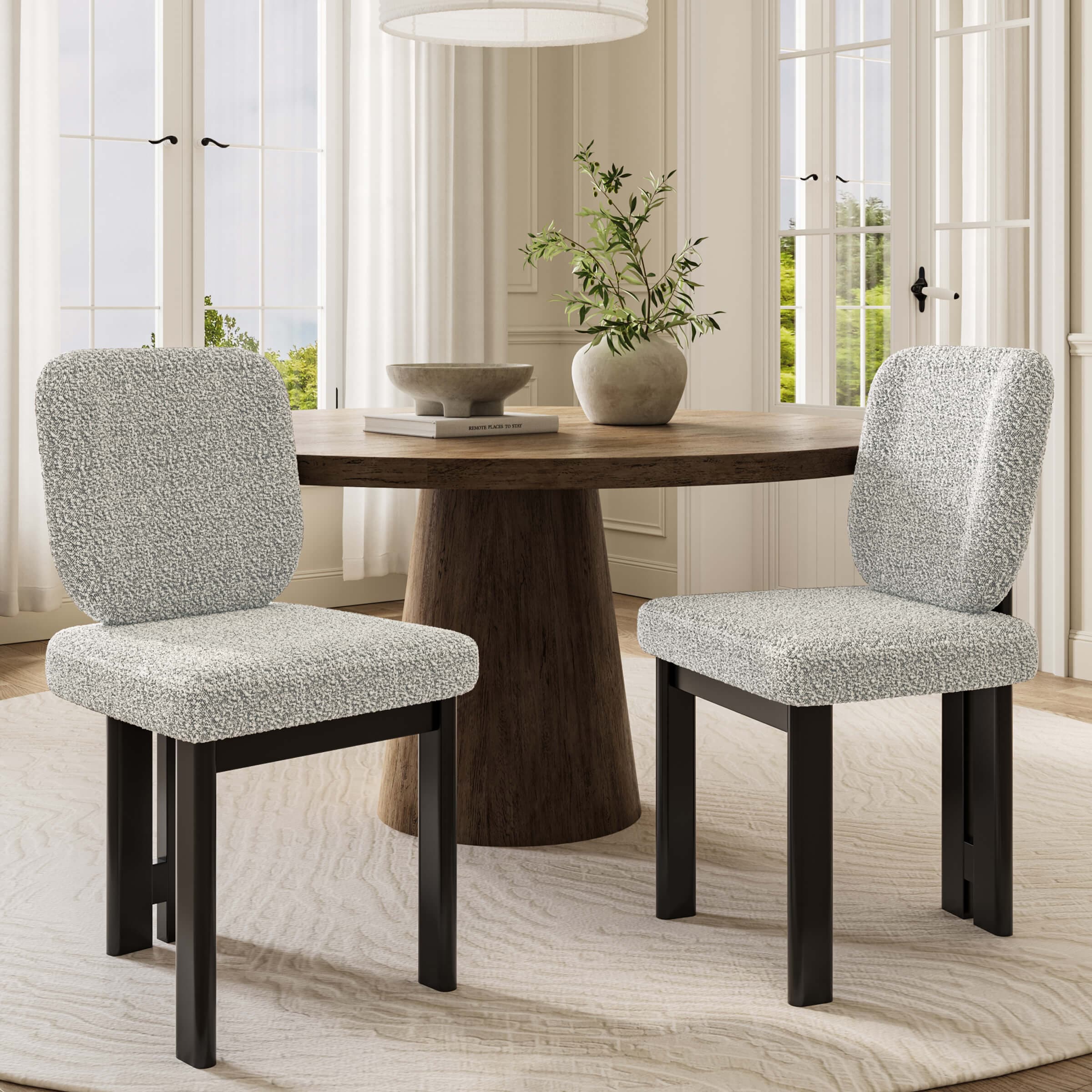 VESCASA Modern Upholstered Dining Chairs Set of 2 – X5517DC