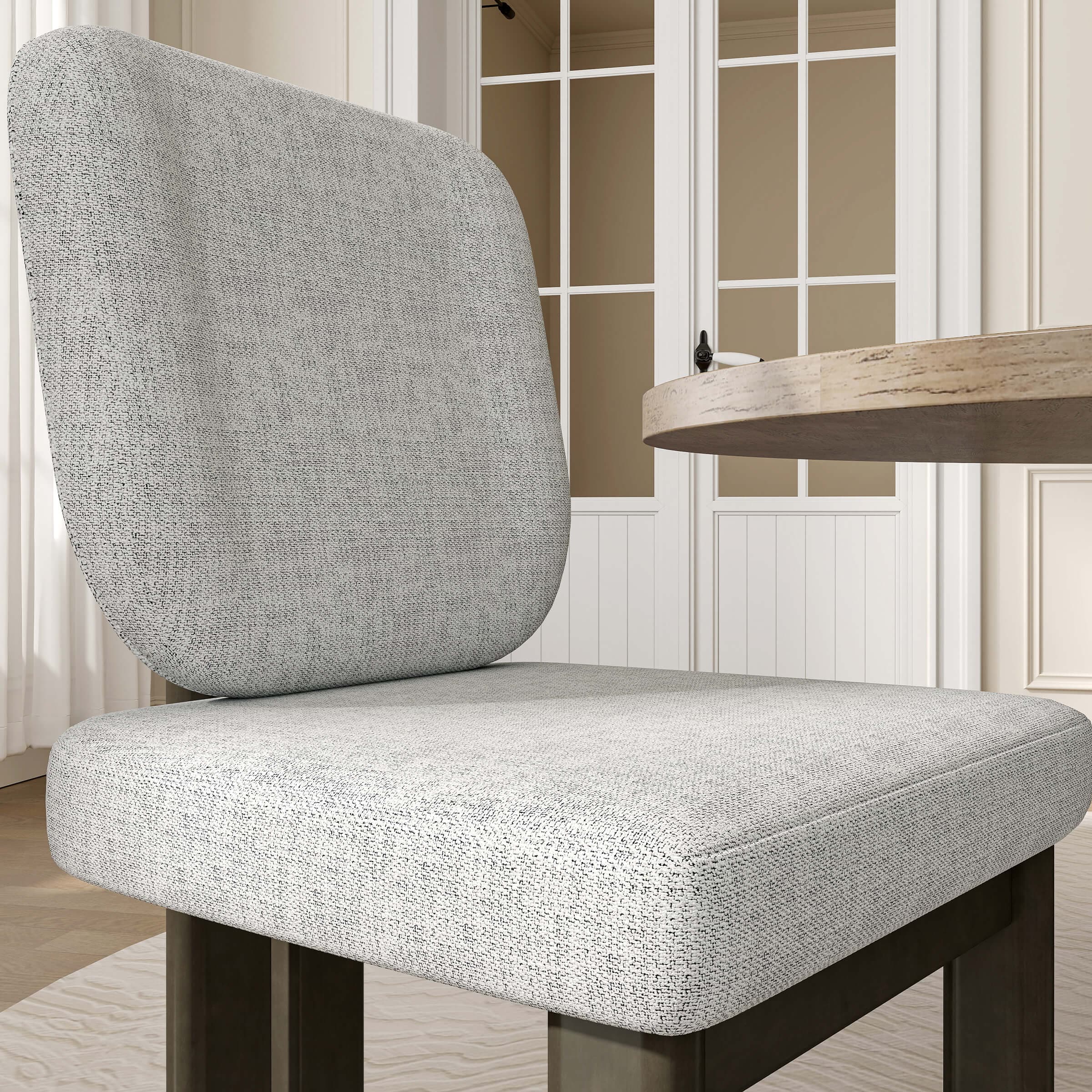 VESCASA Modern Upholstered Dining Chairs Set of 2 – X5517DC