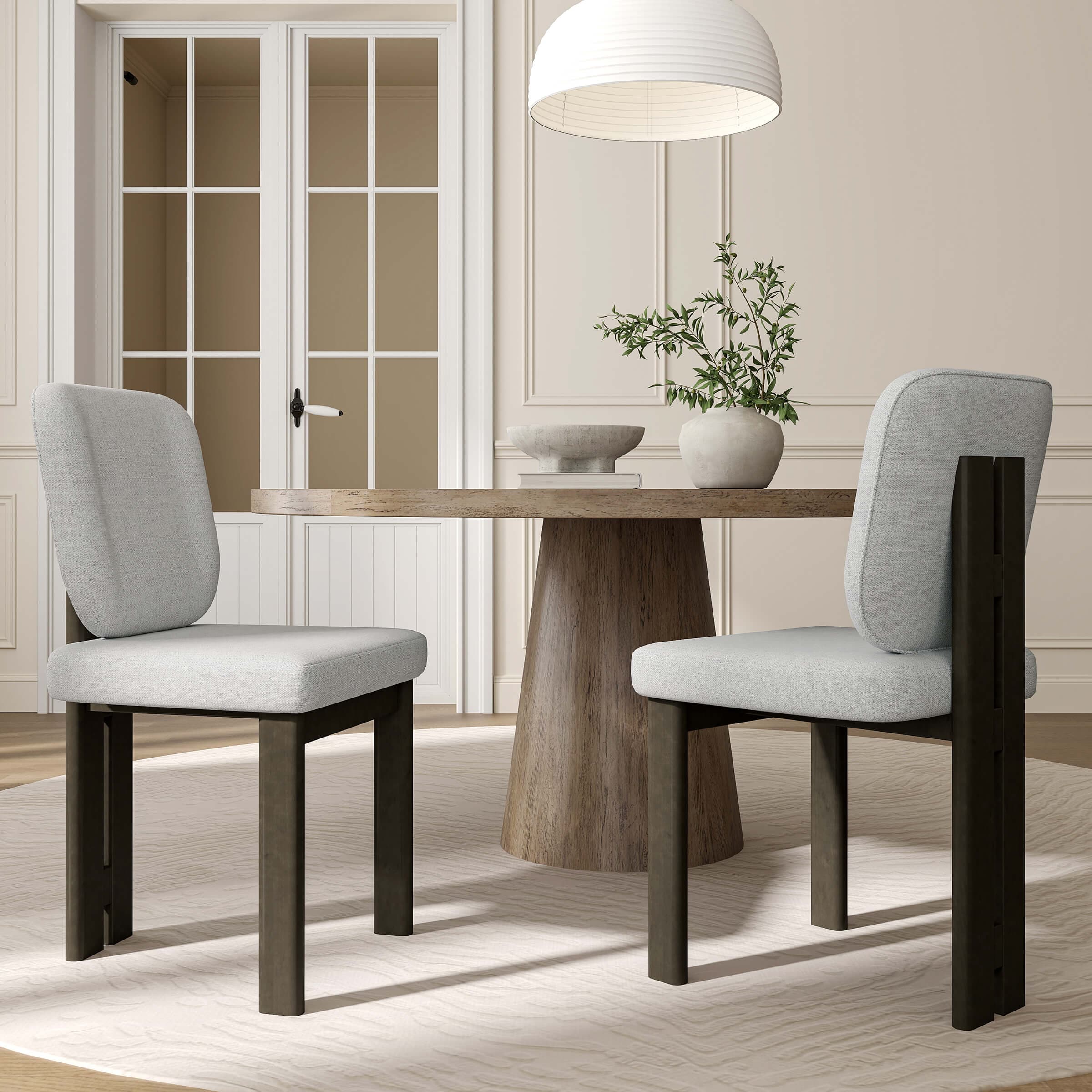 VESCASA Modern Upholstered Dining Chairs Set of 2 – X5517DC