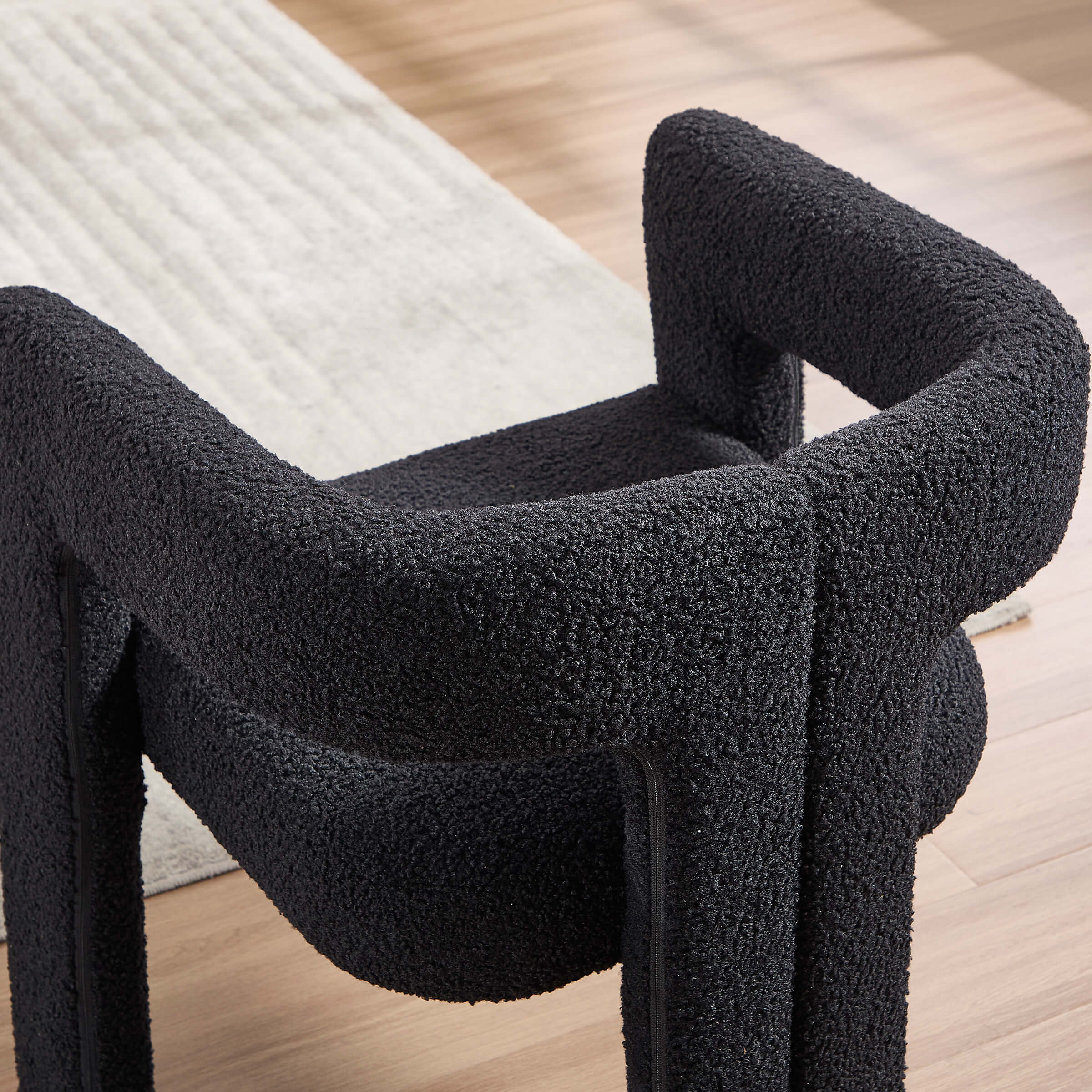 VESCASA Modern Barrel Dining Chairs Set of 2 - 32003DC