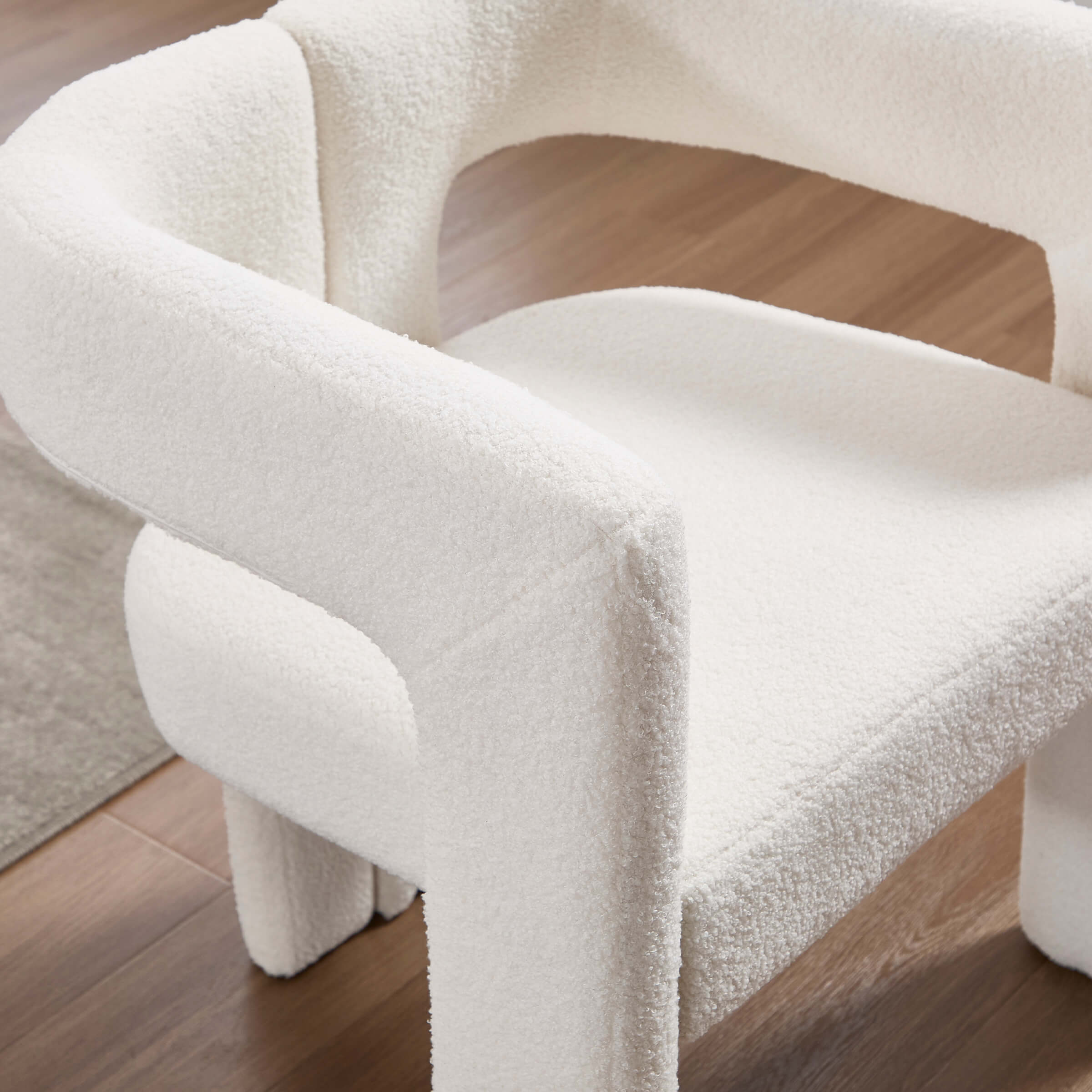 VESCASA Modern Barrel Dining Chairs Set of 2 - 32003DC