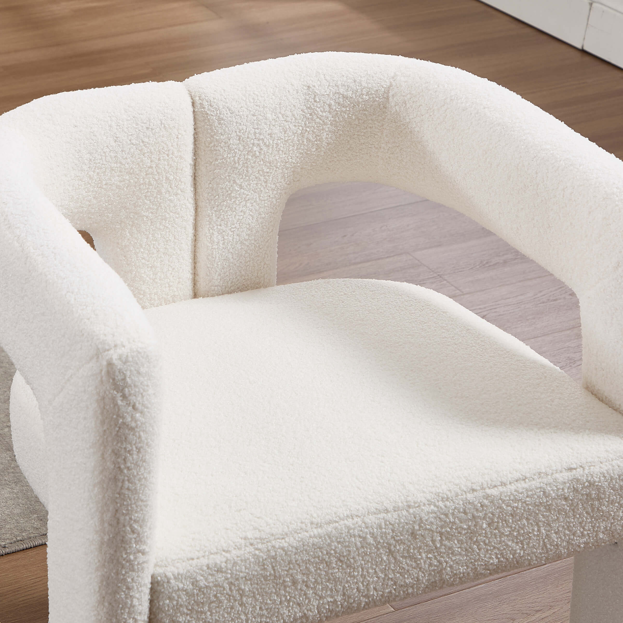 VESCASA Modern Barrel Dining Chairs Set of 2 - 32003DC