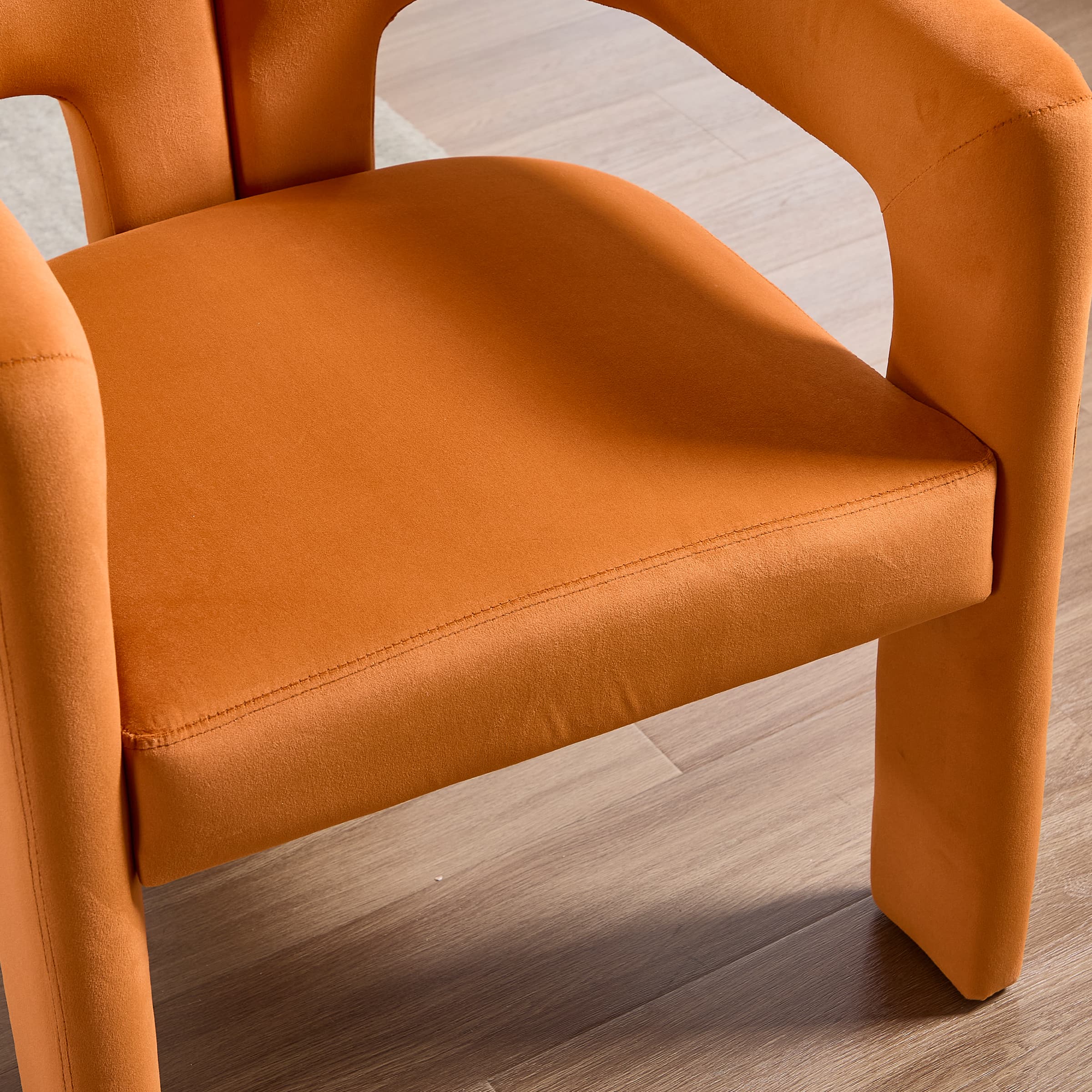 VESCASA Modern Barrel Dining Chairs Set of 2 - 32003DC