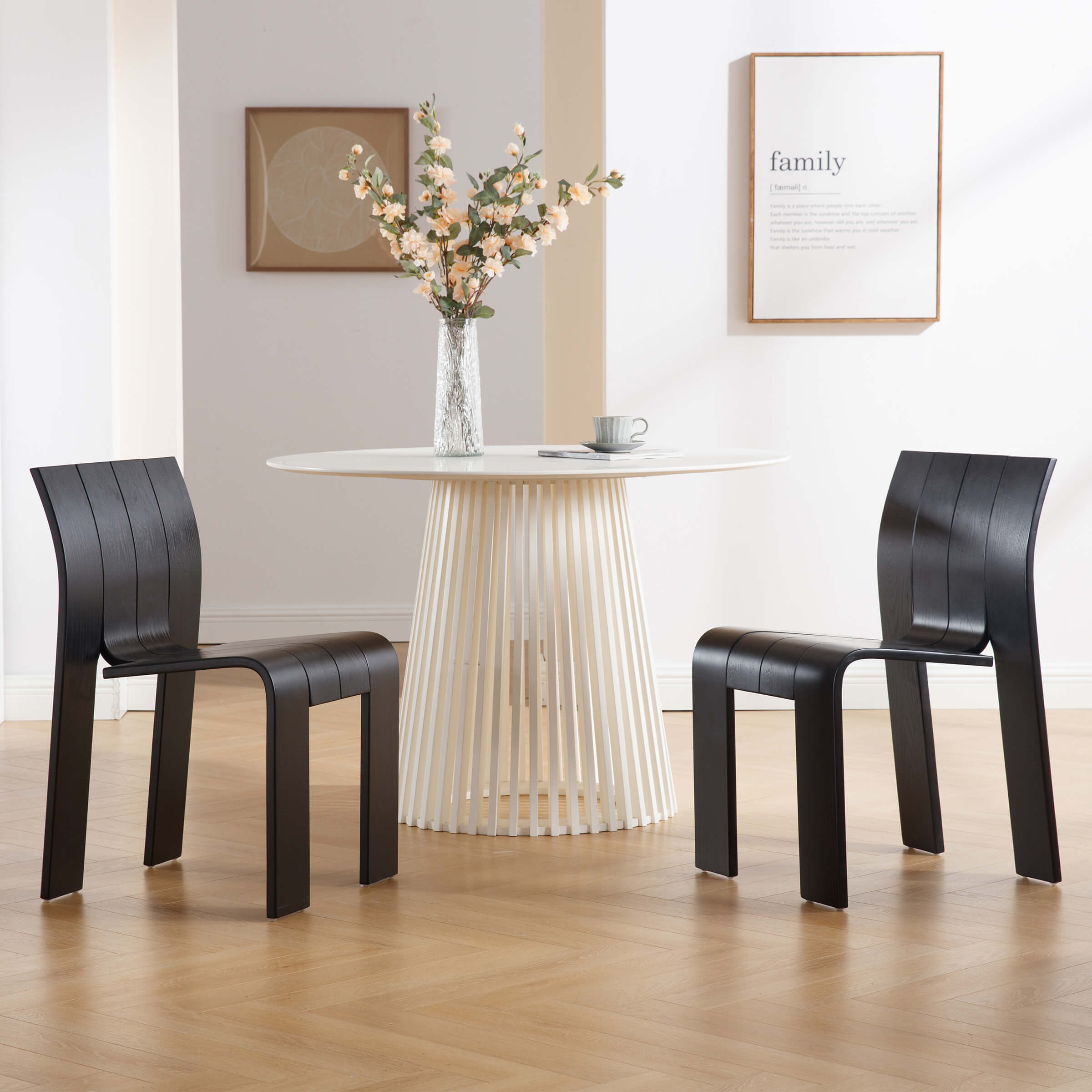 VESCASA Wood Dining Chairs Set of 2 - 6683DC