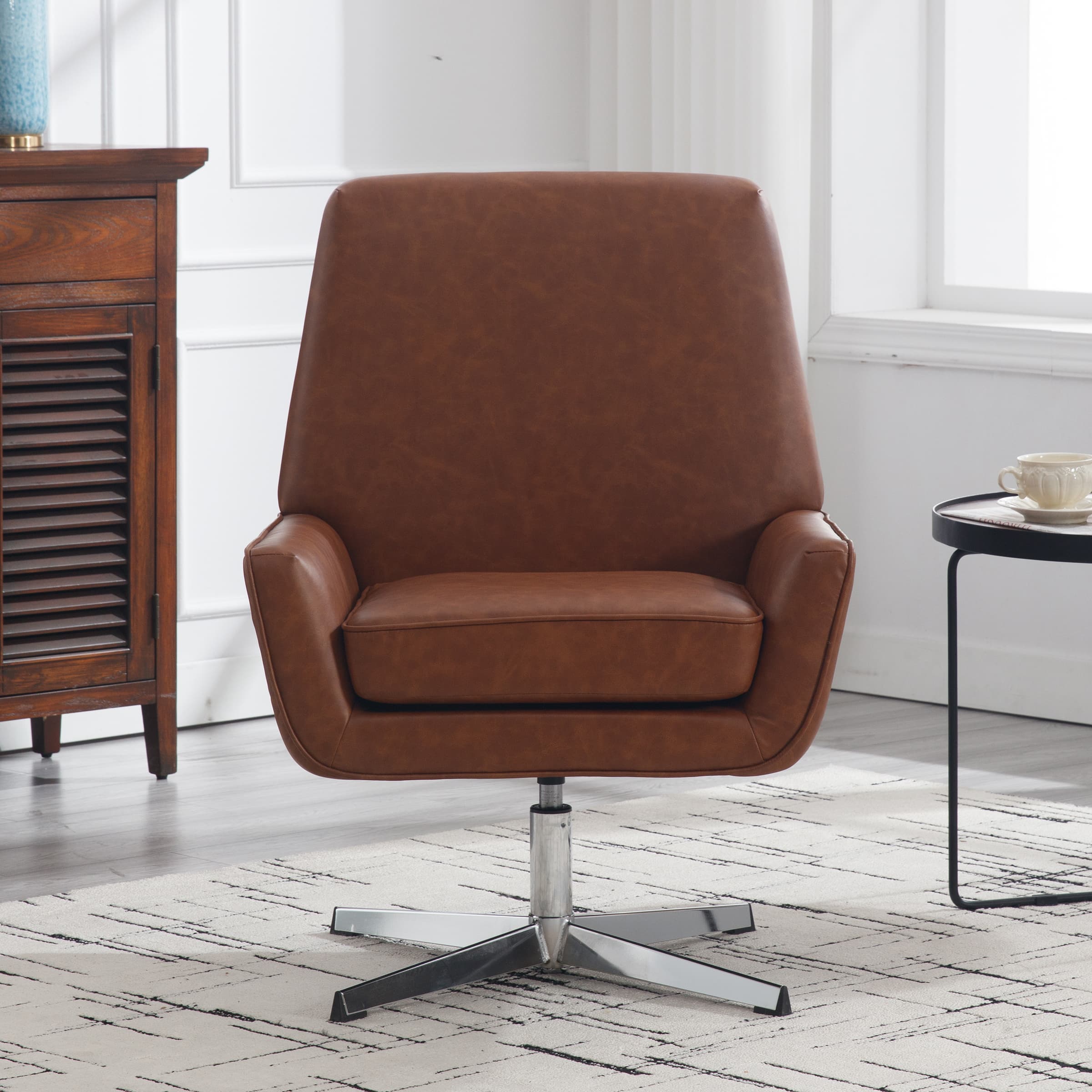 VESCASA Mordern Leather Accent Chair 1 PCS - 7057AC
