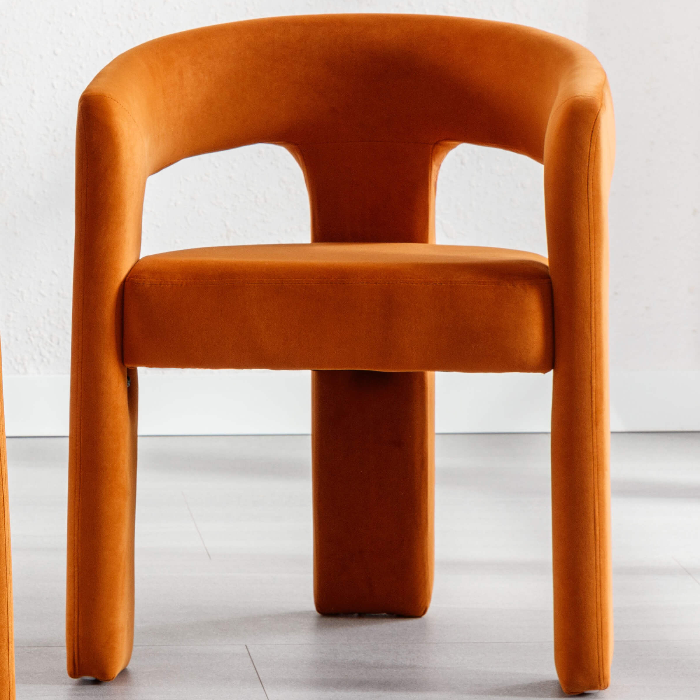 VESCASA Open Back Barrel Dining Chair 1 PCS - 5101DC