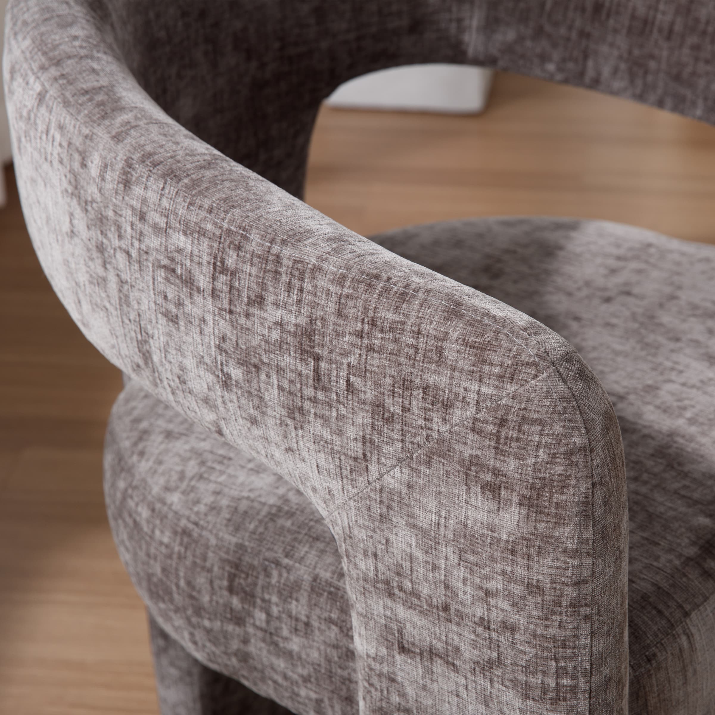 VESCASA Open Back Barrel Dining Chair 1 PCS - 5101DC