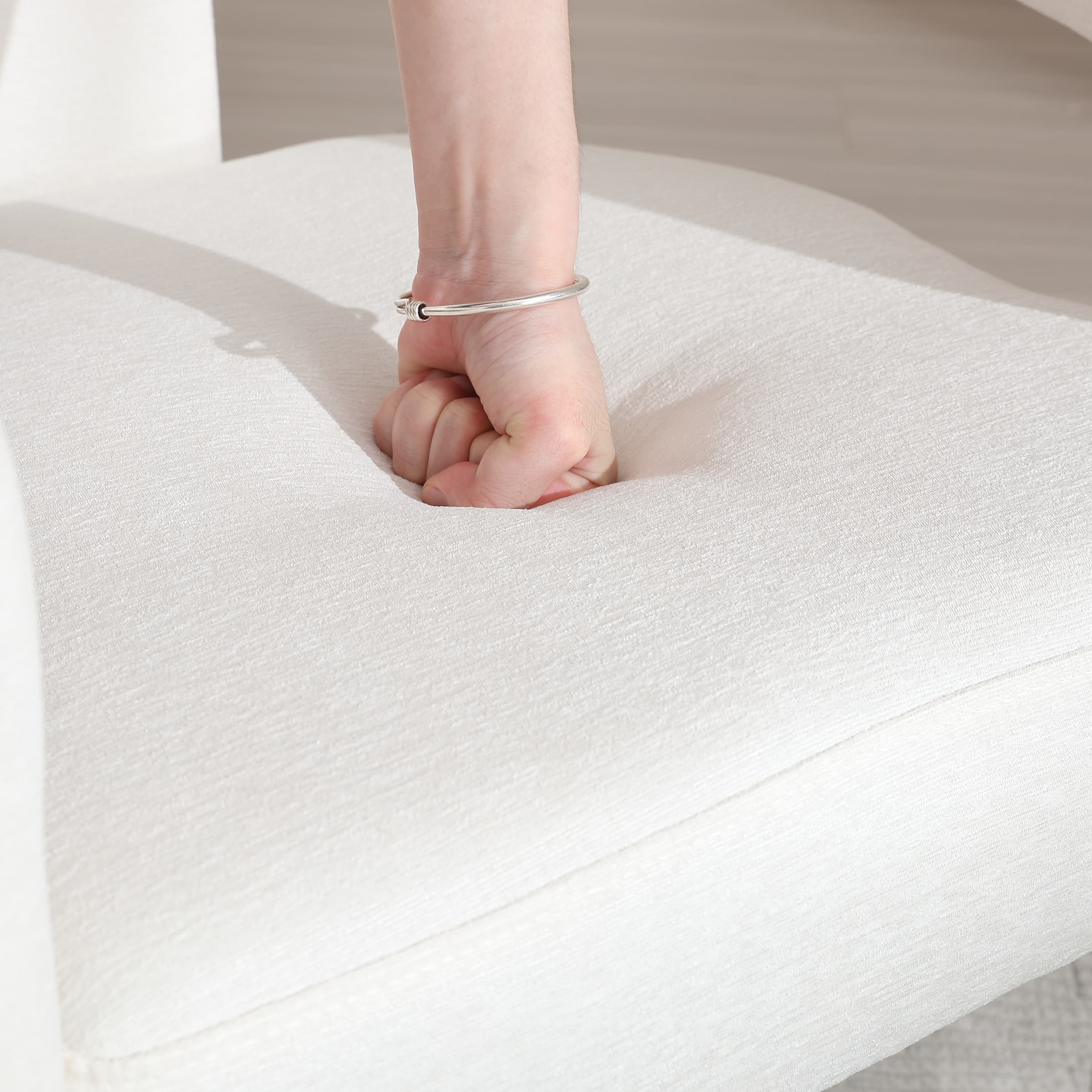 VESCASA Open Back Barrel Dining Chair 1 PCS - 5101DC