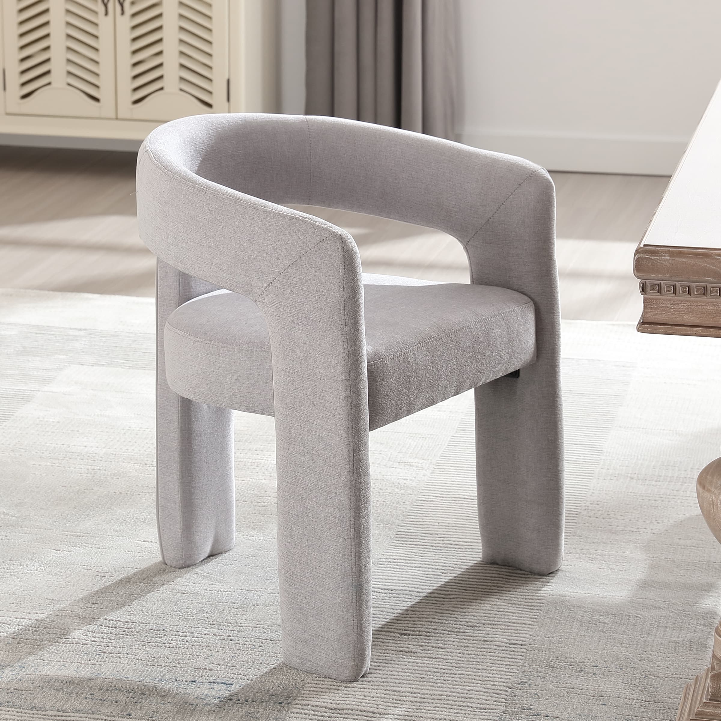 VESCASA Open Back Barrel Dining Chair 1 PCS - 5101DC